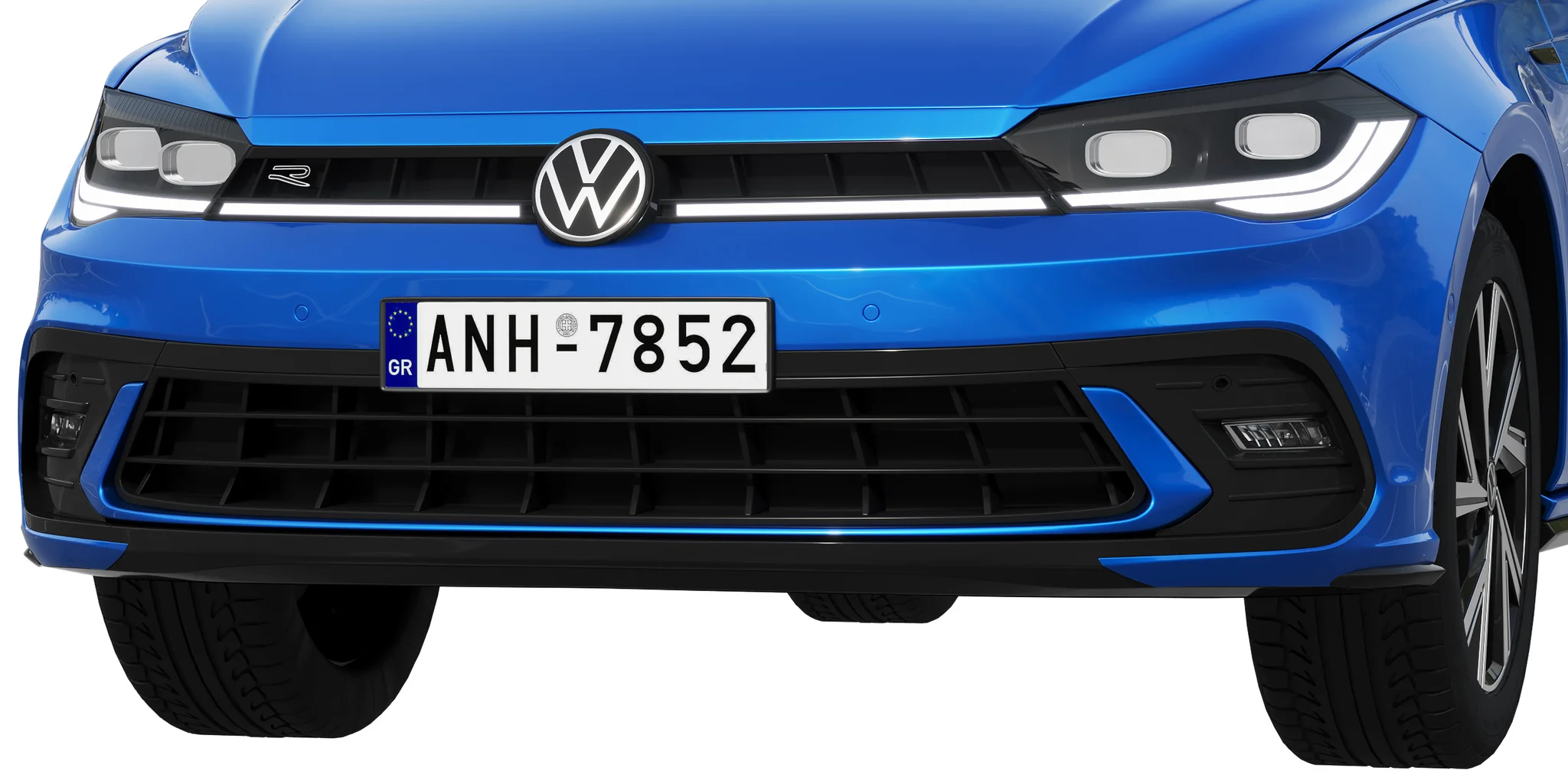 Volkswagen Polo 2022, 3D model preview 5