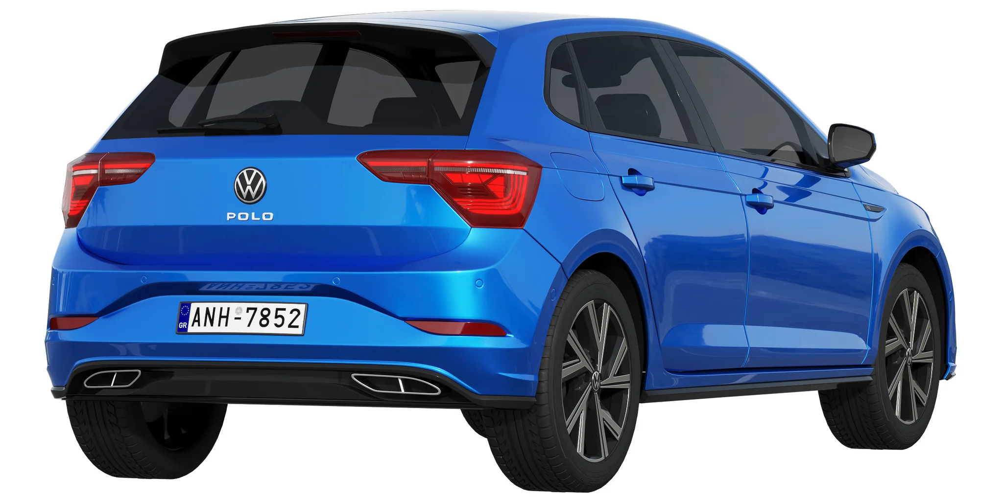 Volkswagen Polo 2022, 3D model preview 6