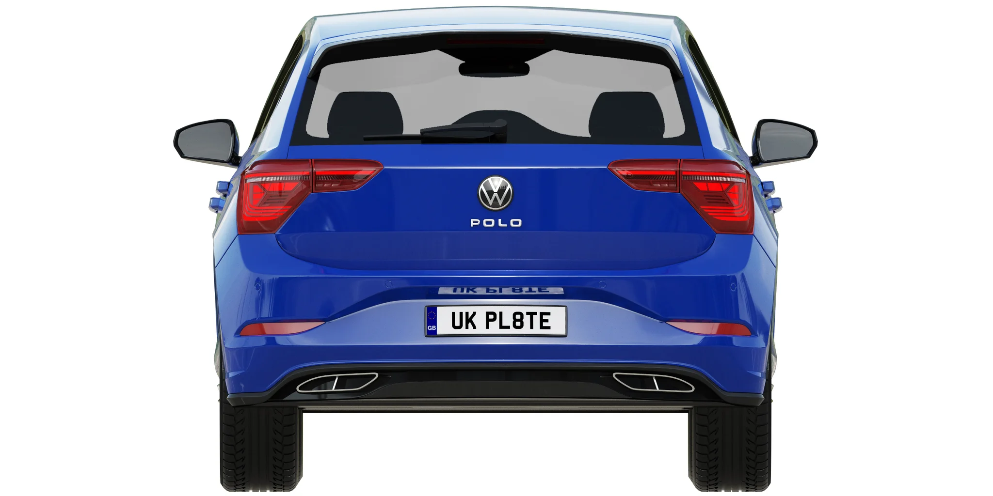 Volkswagen Polo 2022, 3D model preview 11