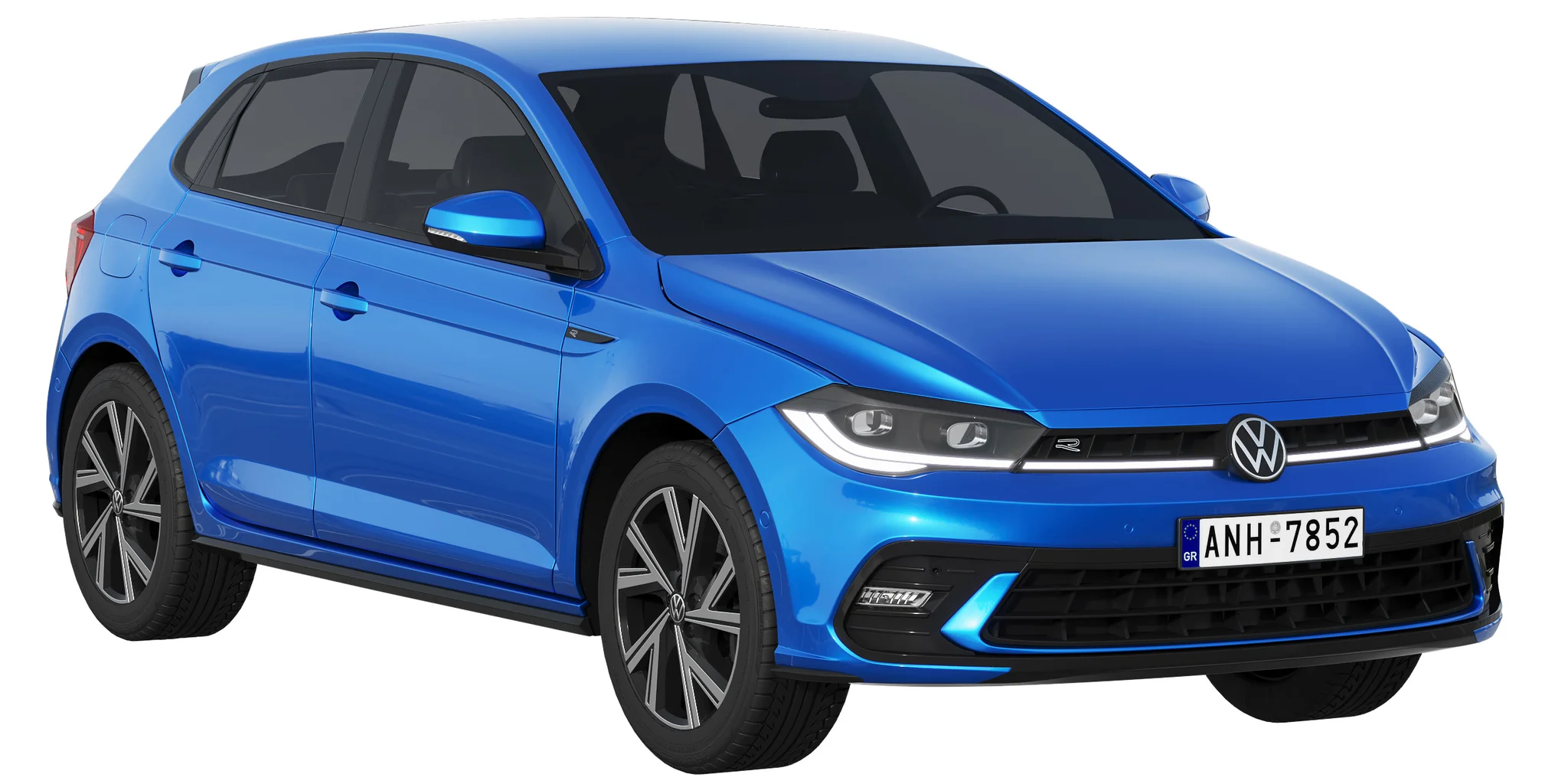 Volkswagen Polo 2022, 3D model preview 15