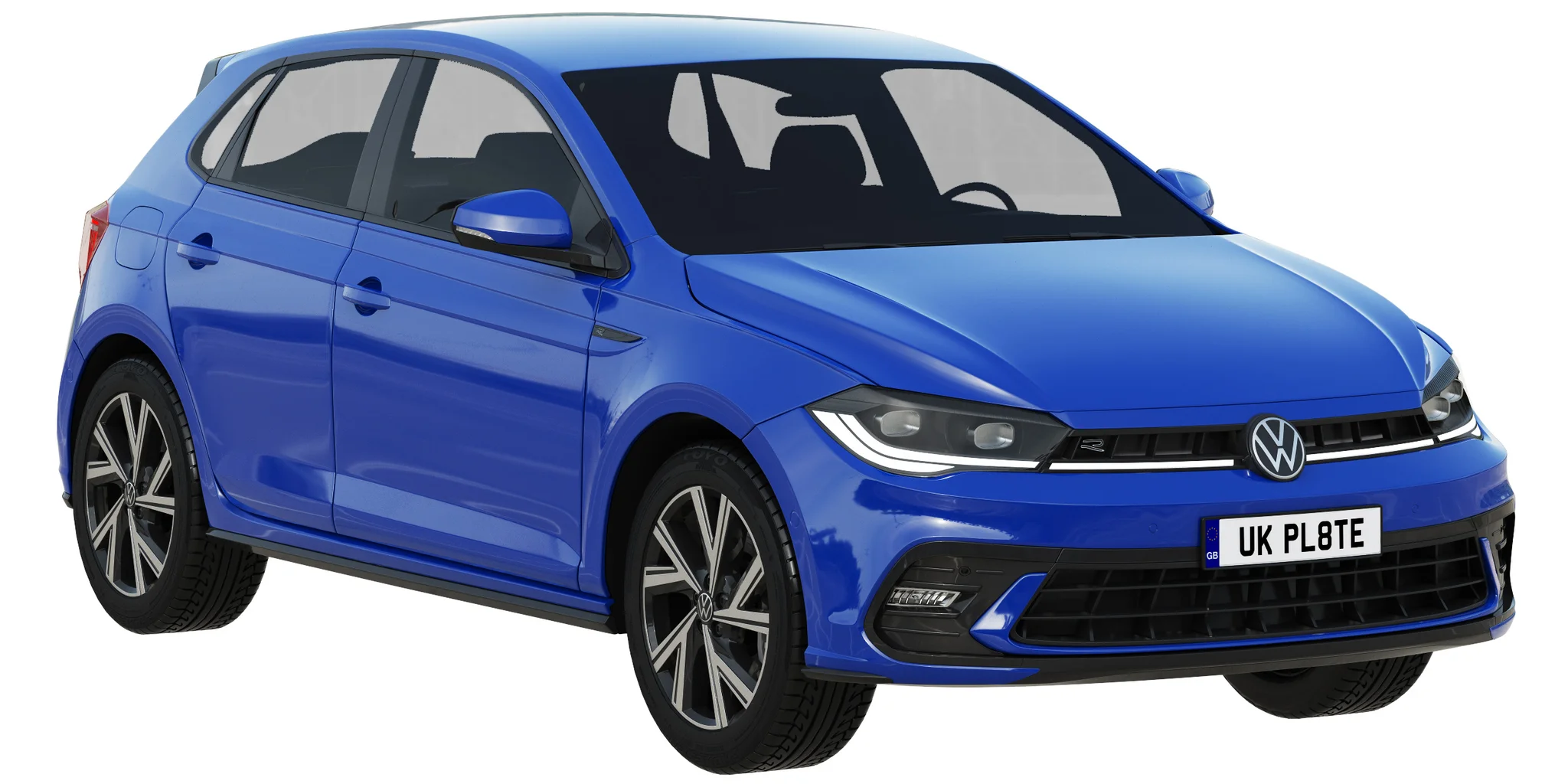 Volkswagen Polo 2022, 3D model preview 19