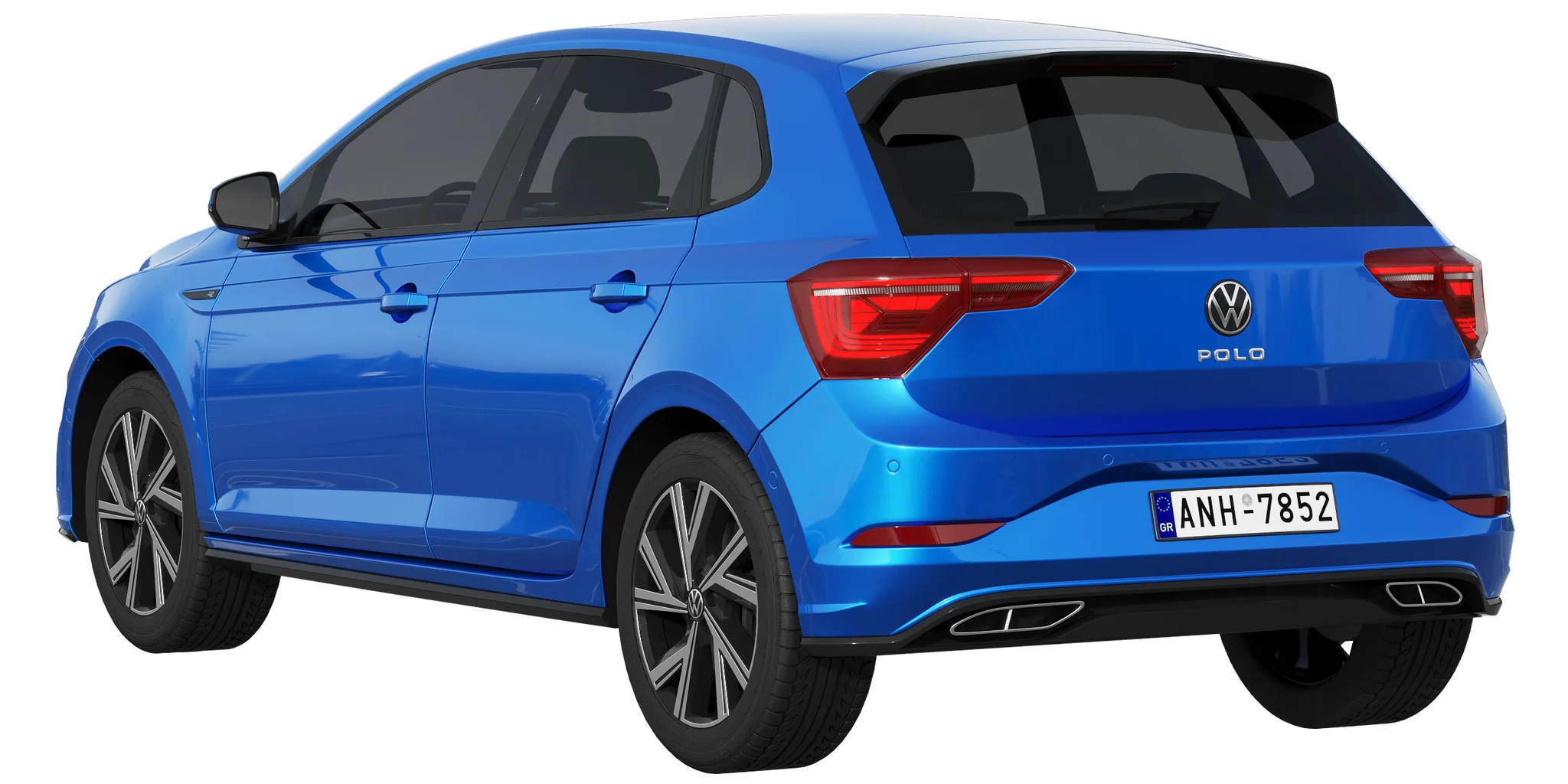 Volkswagen Polo 2022, 3D model preview 22