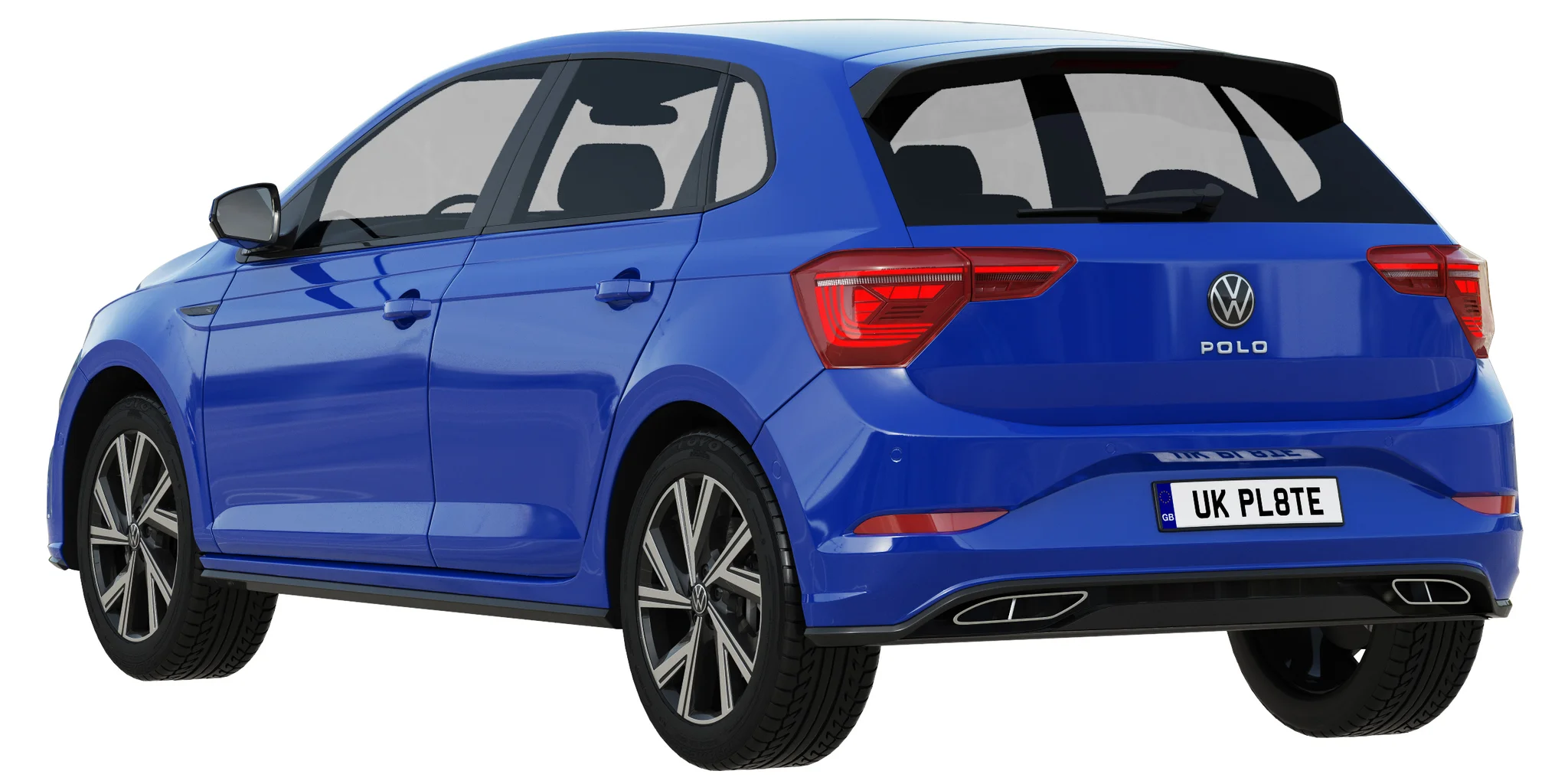 Volkswagen Polo 2022, 3D model preview 24