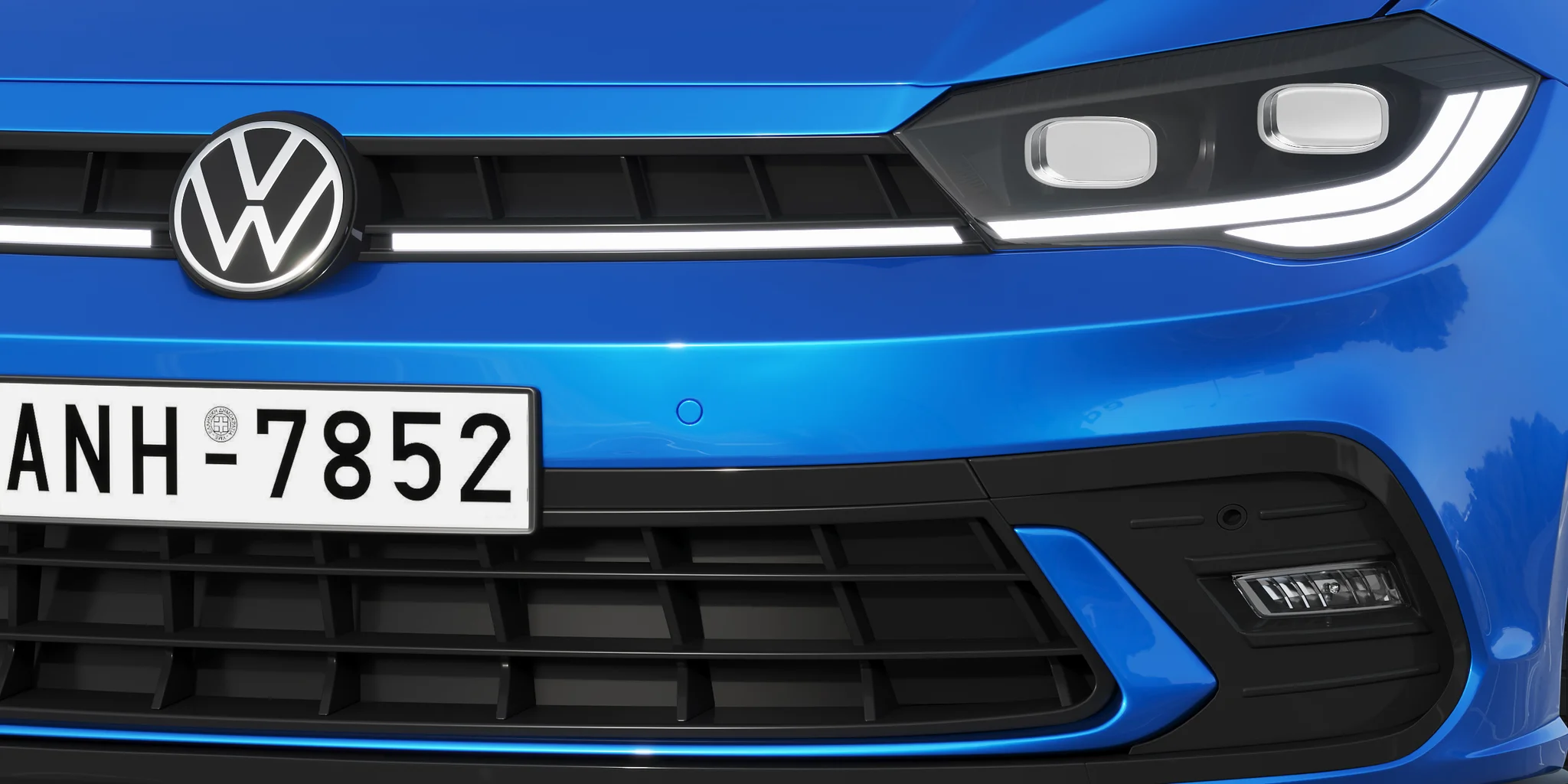 Volkswagen Polo 2022, 3D model preview 26
