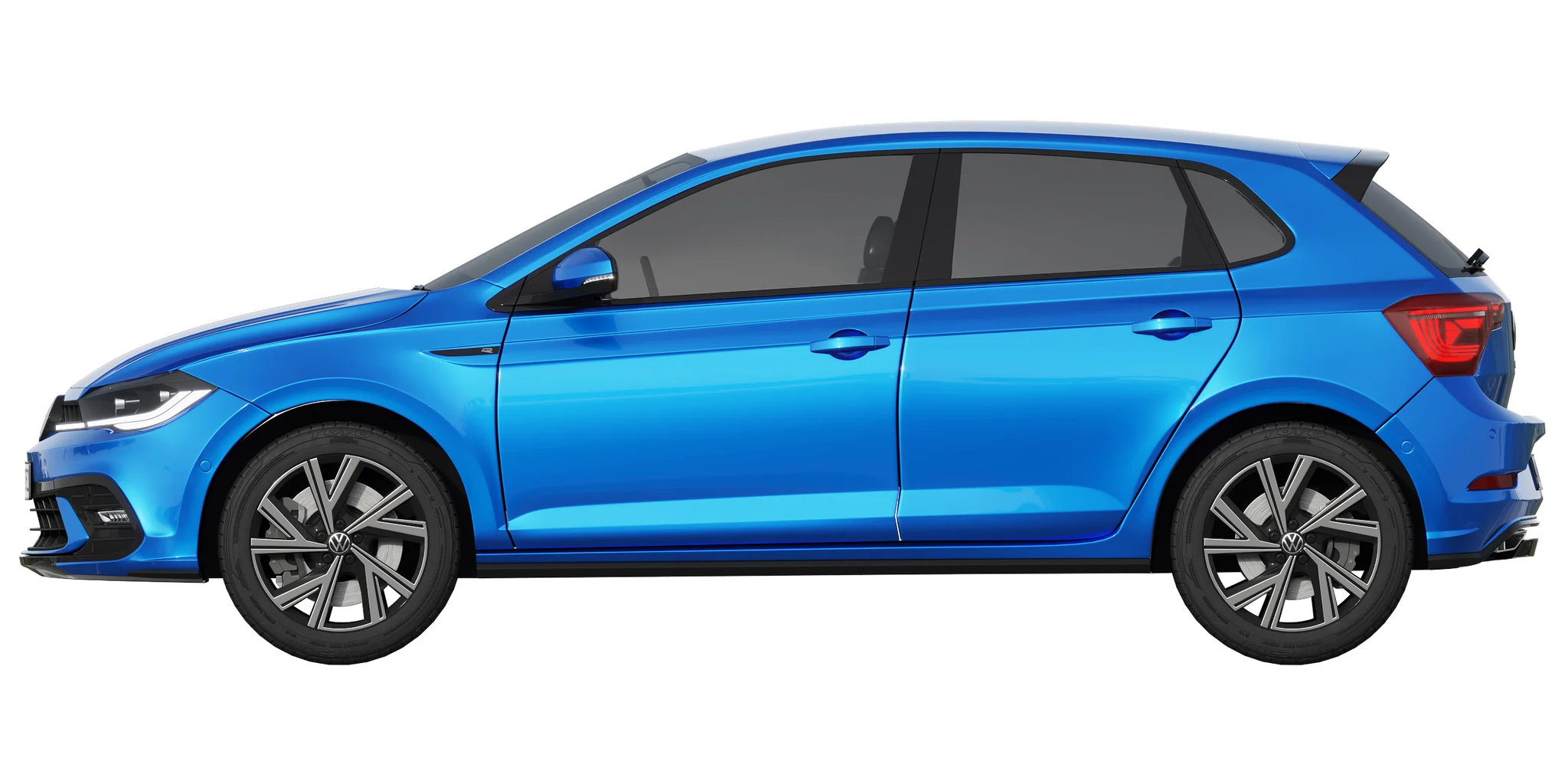 Volkswagen Polo 2022, 3D model preview 27