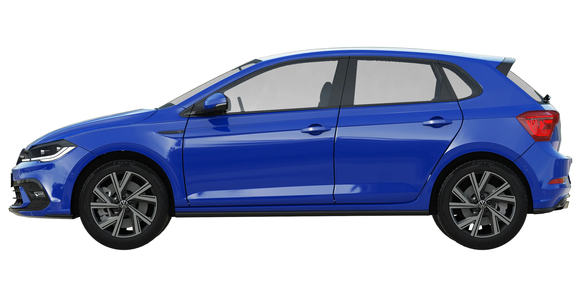 Volkswagen Polo 2022, 3D model preview 29