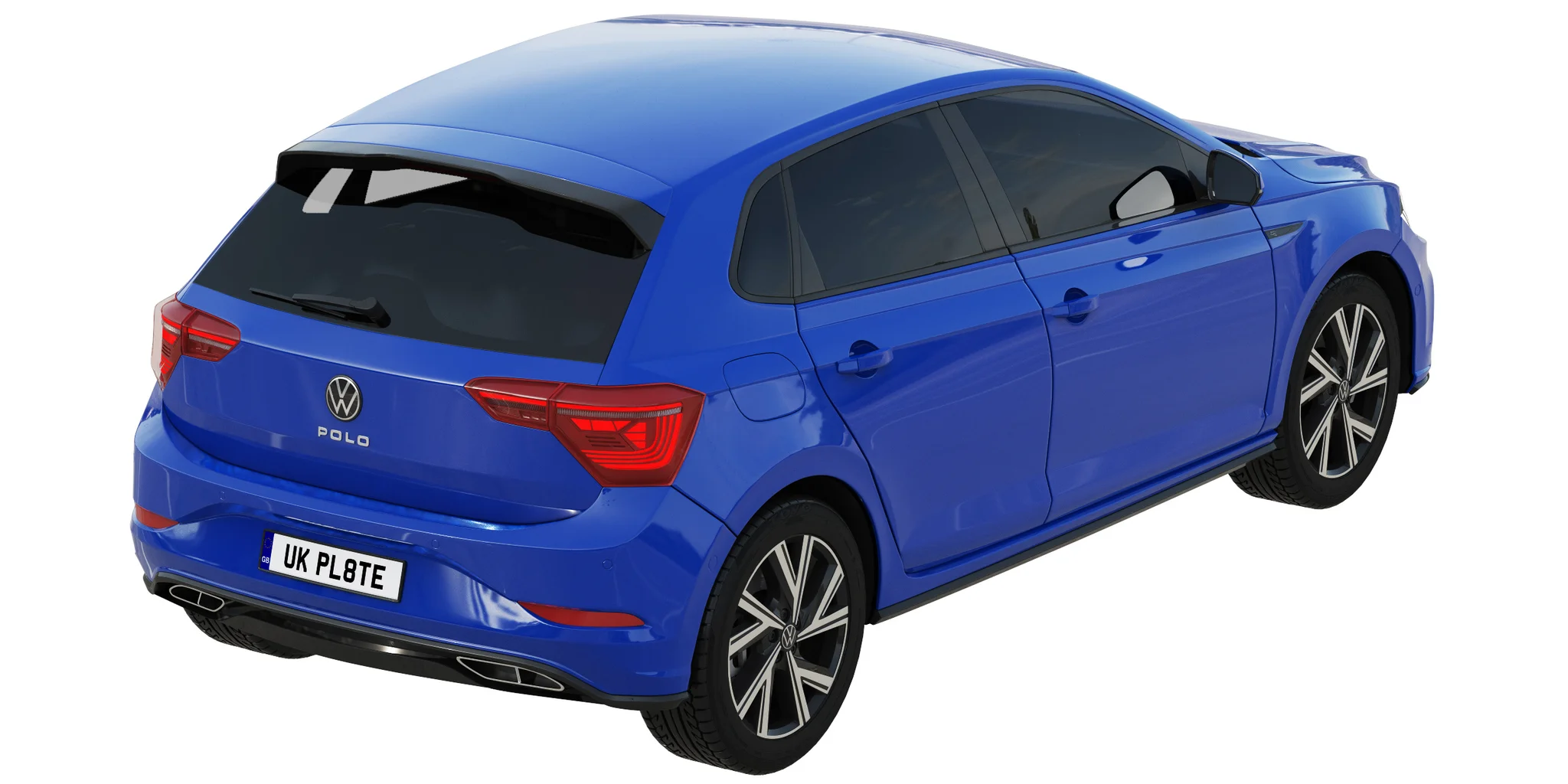 Volkswagen Polo 2022, 3D model preview 37