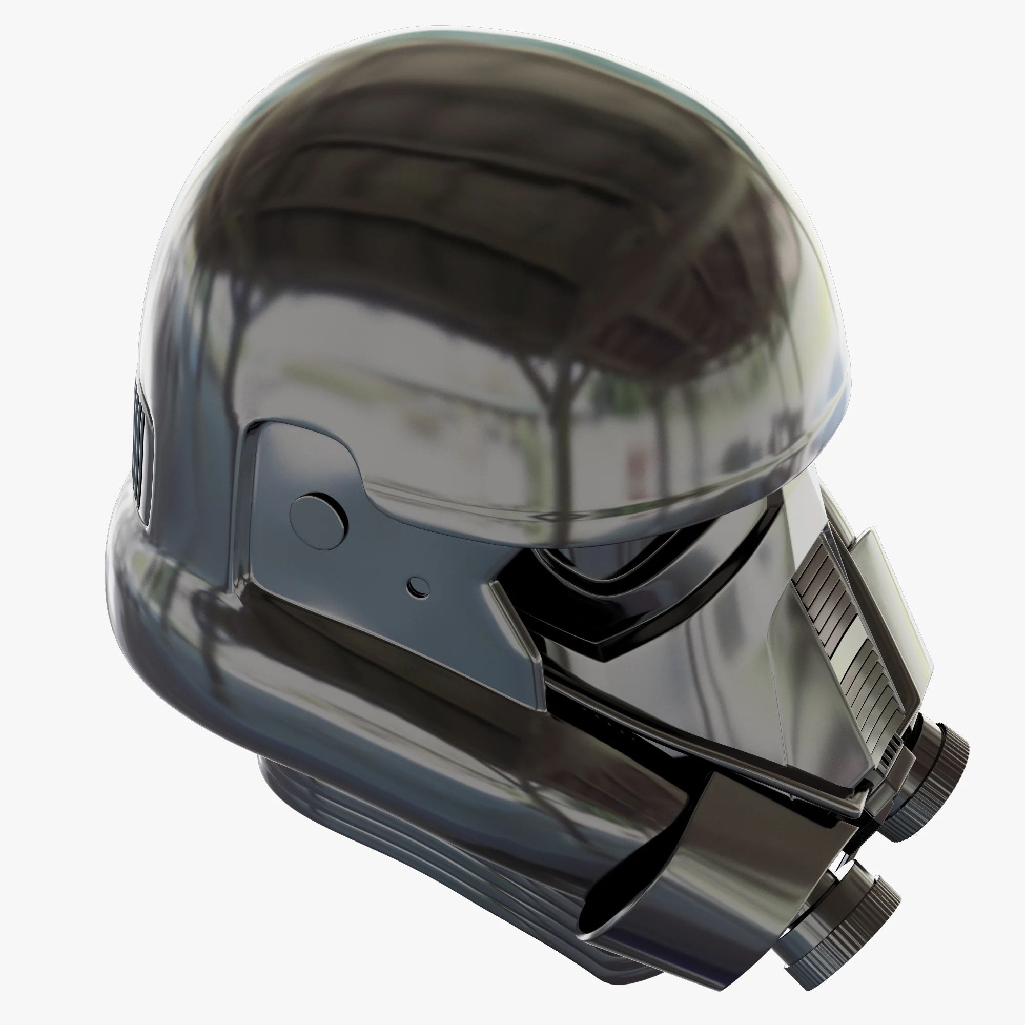 Death Trooper Helmet — 3D model preview 4