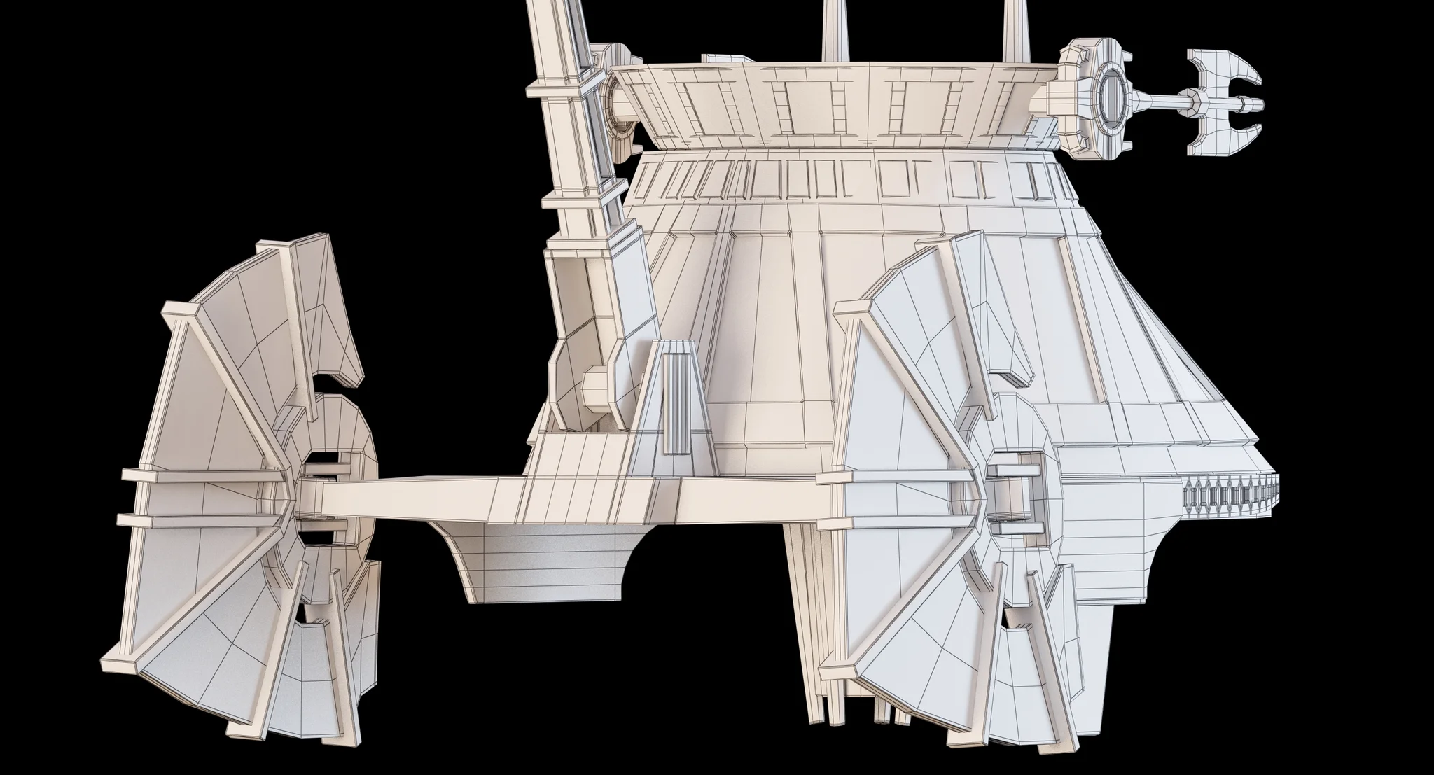 Sail Skiff — 3D model preview 3