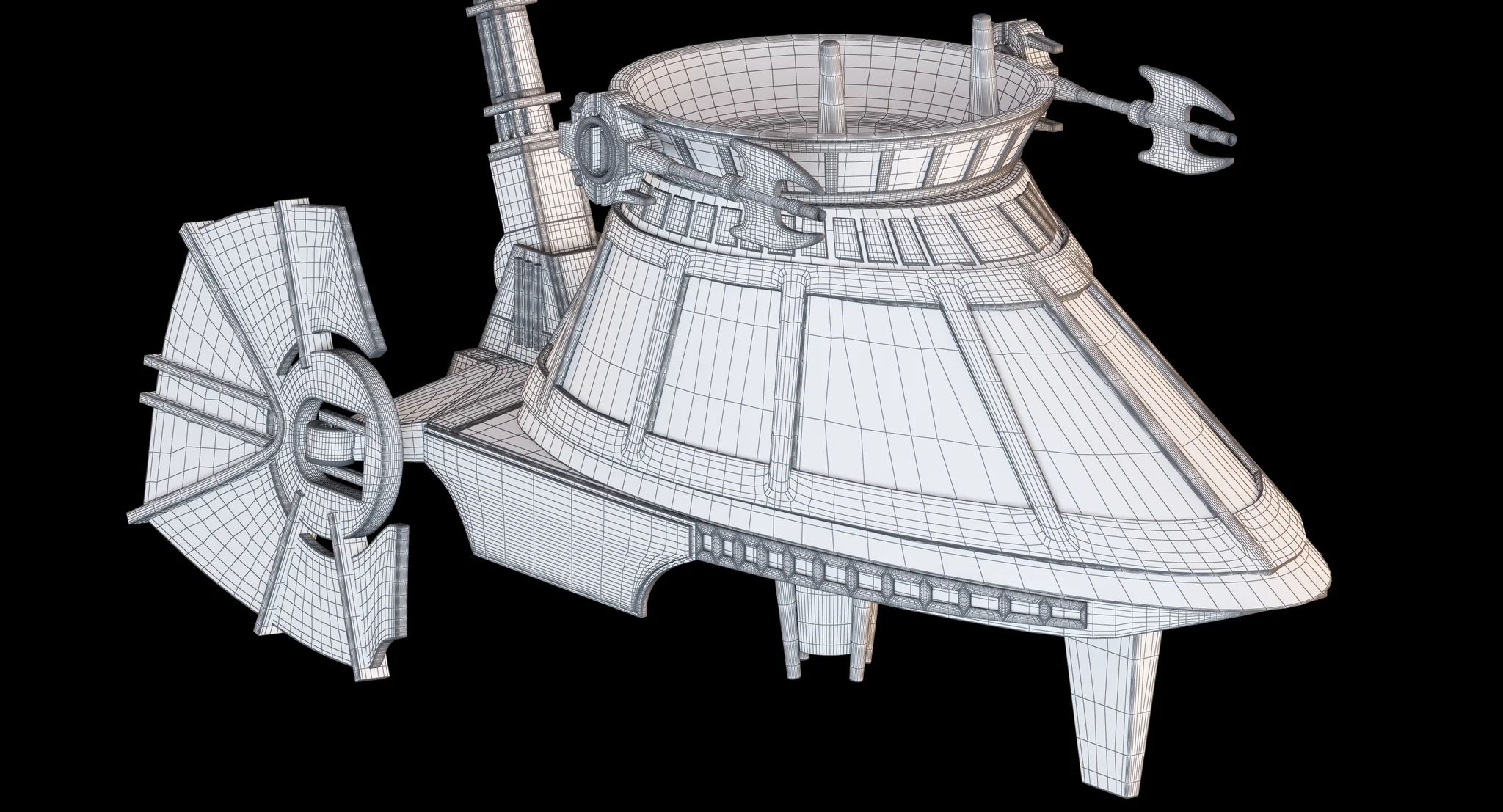Sail Skiff — 3D model preview 4