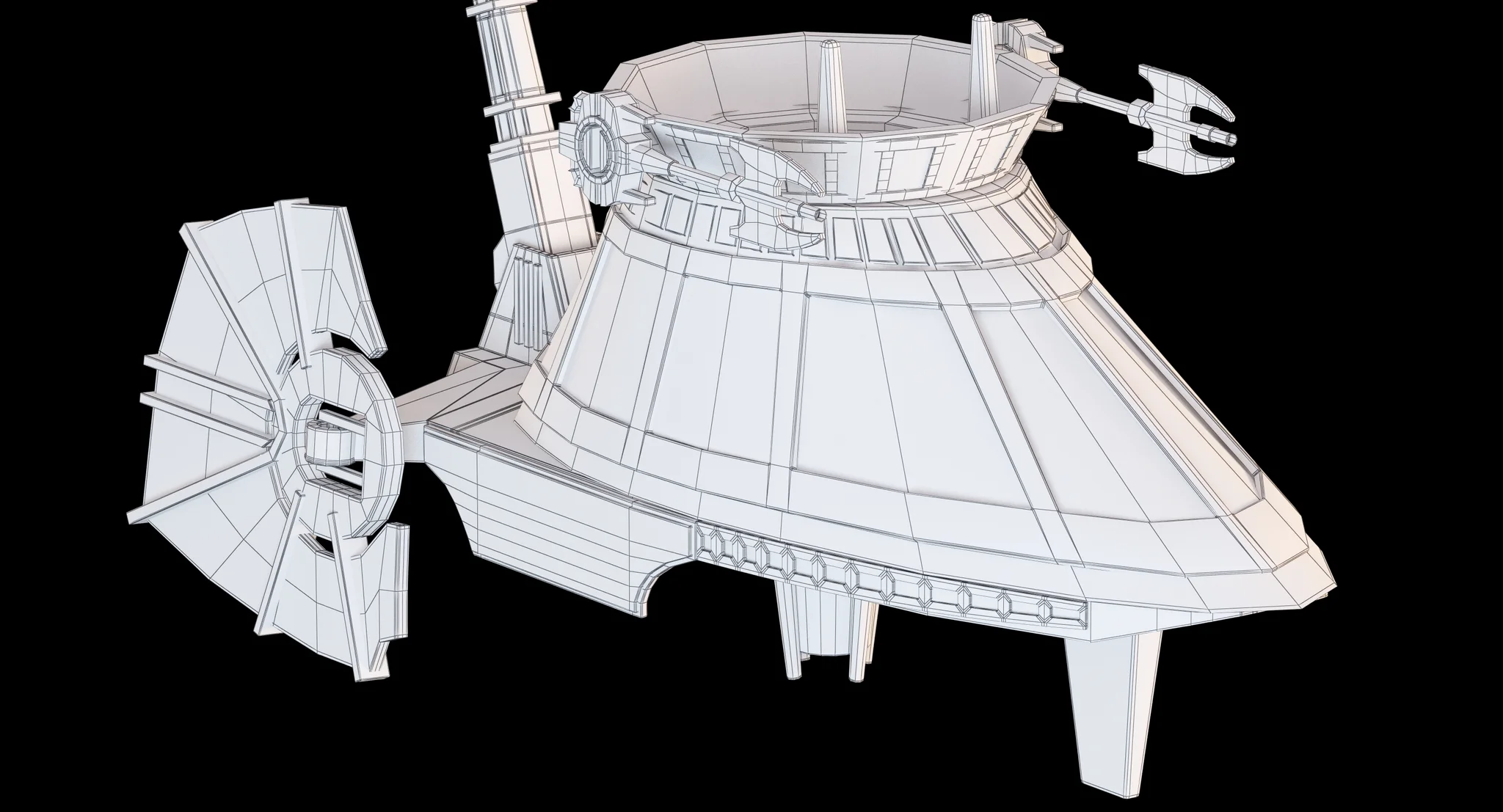 Sail Skiff — 3D model preview 5