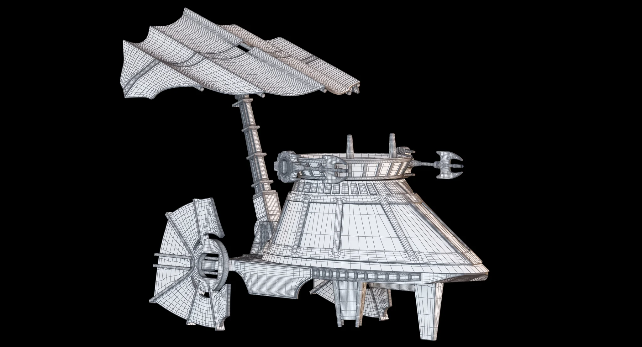 Sail Skiff — 3D model preview 7