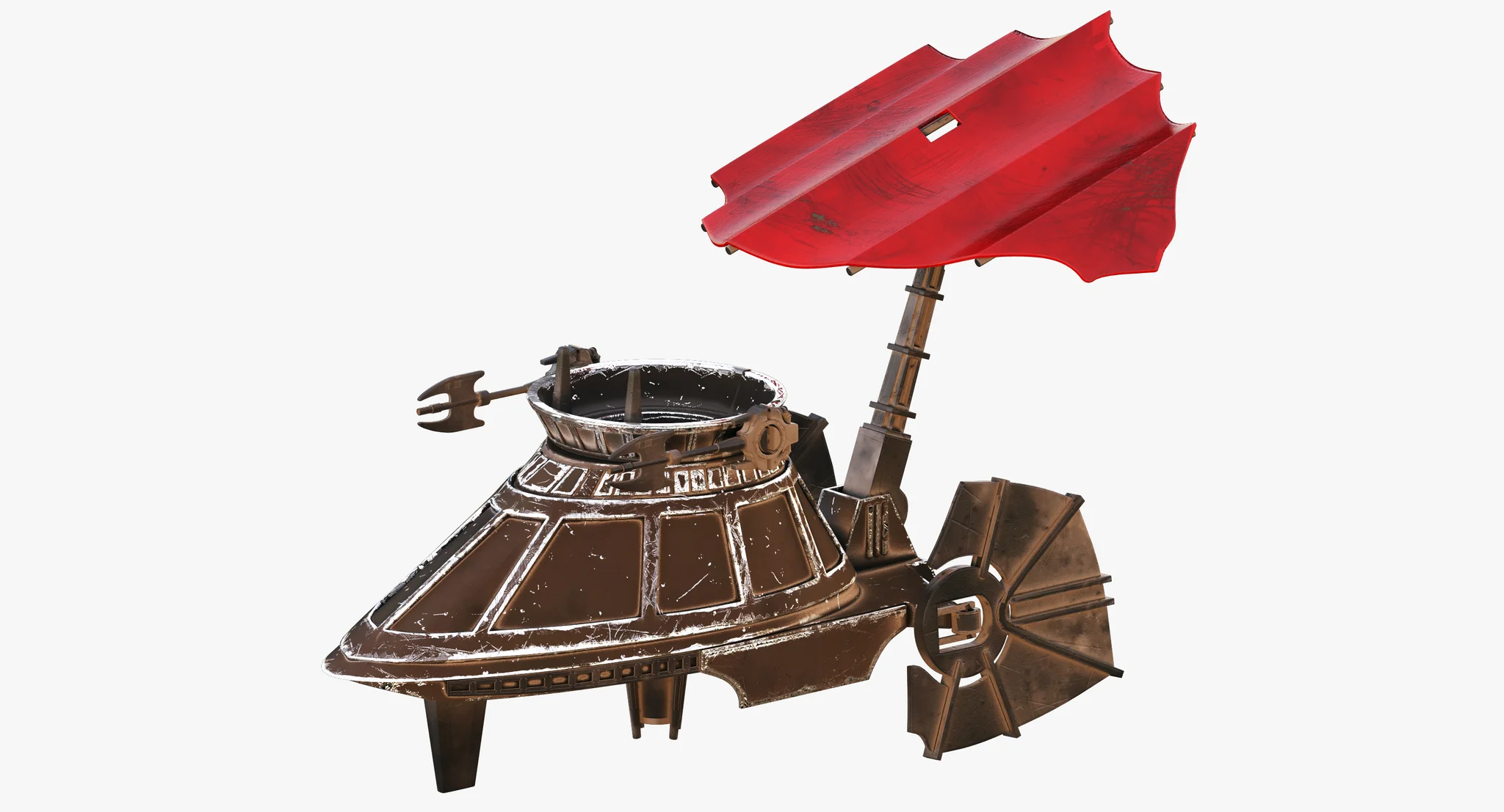 Sail Skiff — 3D model preview 12