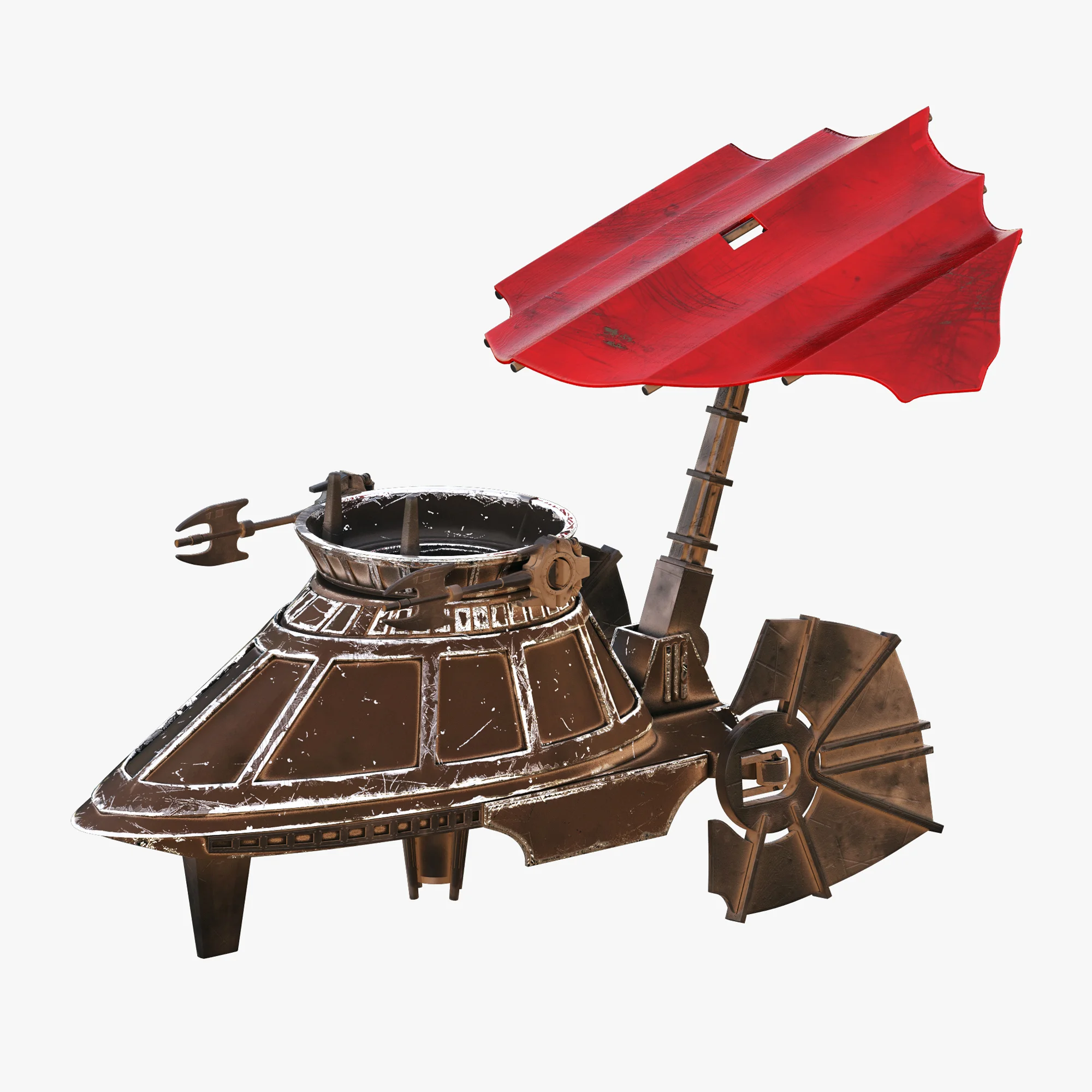 Sail Skiff — 3D model preview 13