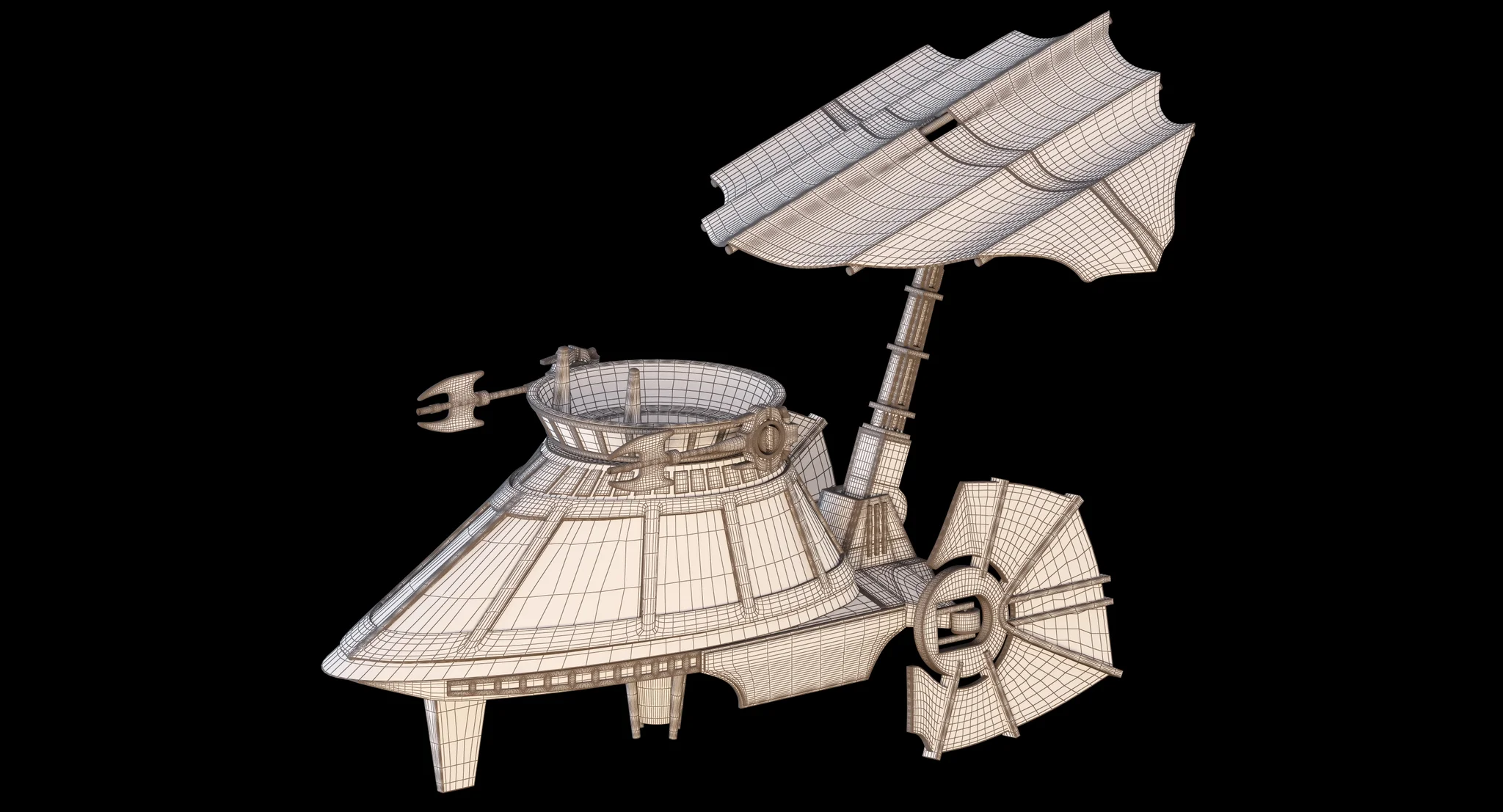Sail Skiff — 3D model preview 14
