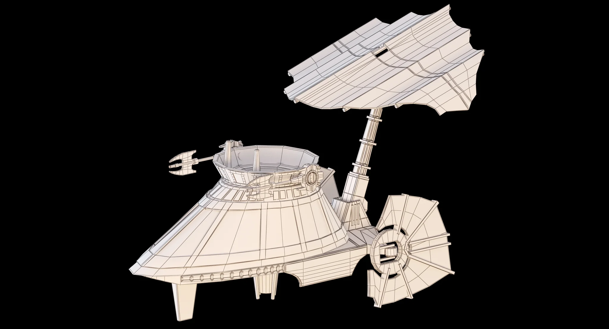 Sail Skiff — 3D model preview 15