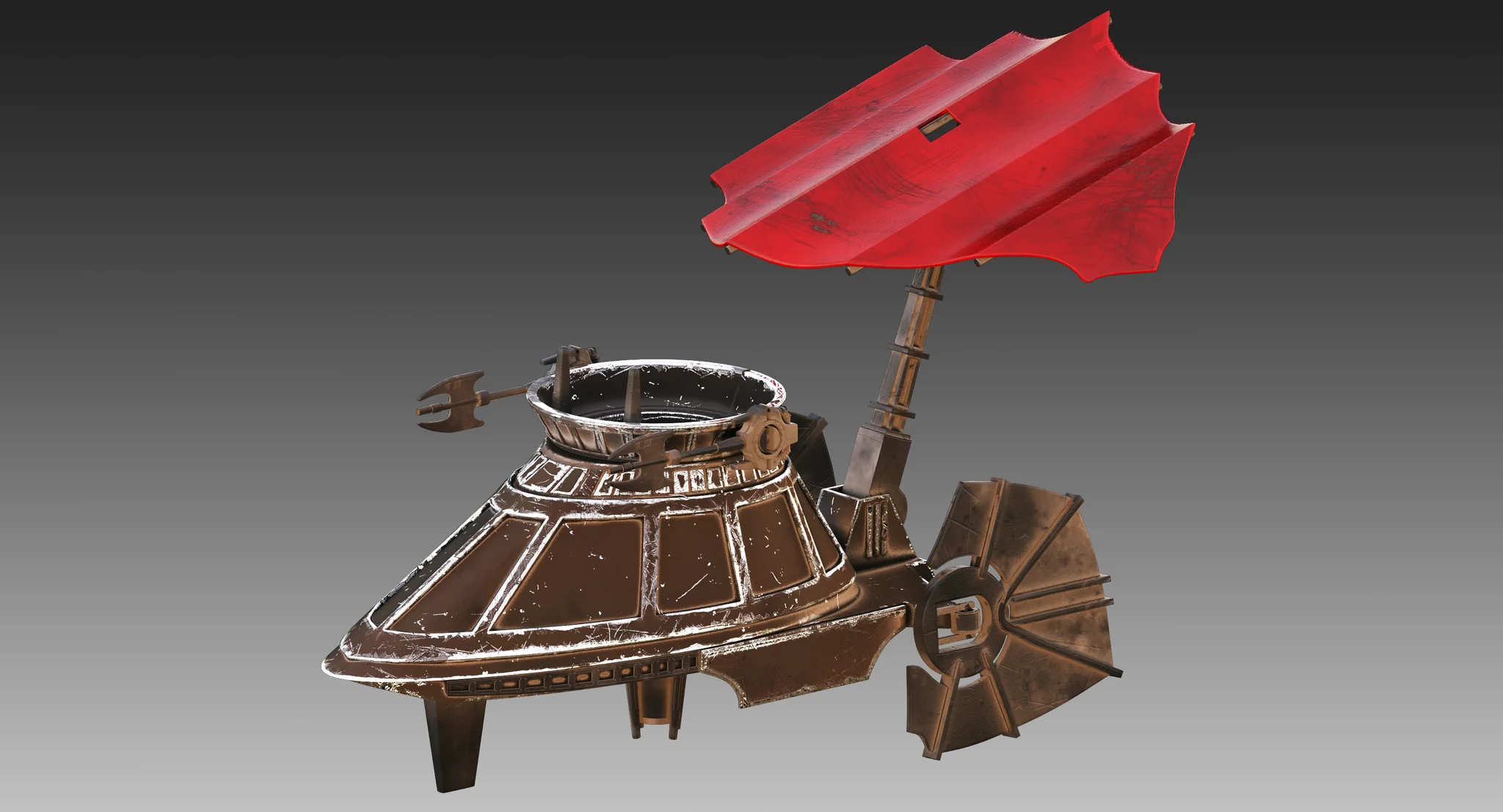 Sail Skiff — 3D model preview 16