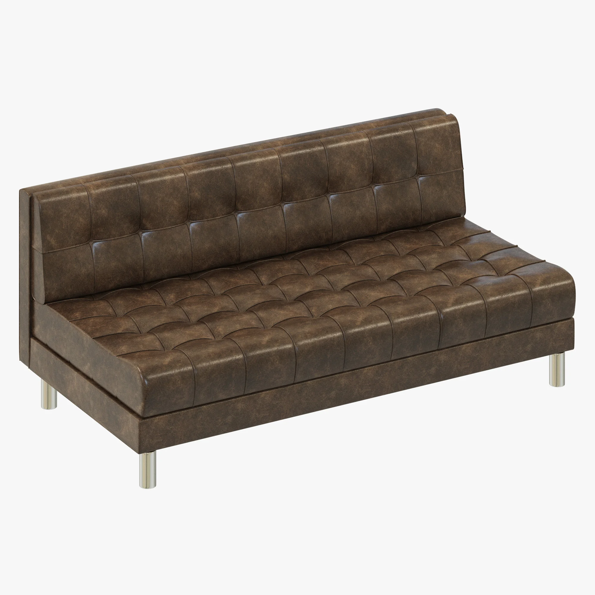 Bernhardt Dunhill Armless Loveseat — 3D model preview 1