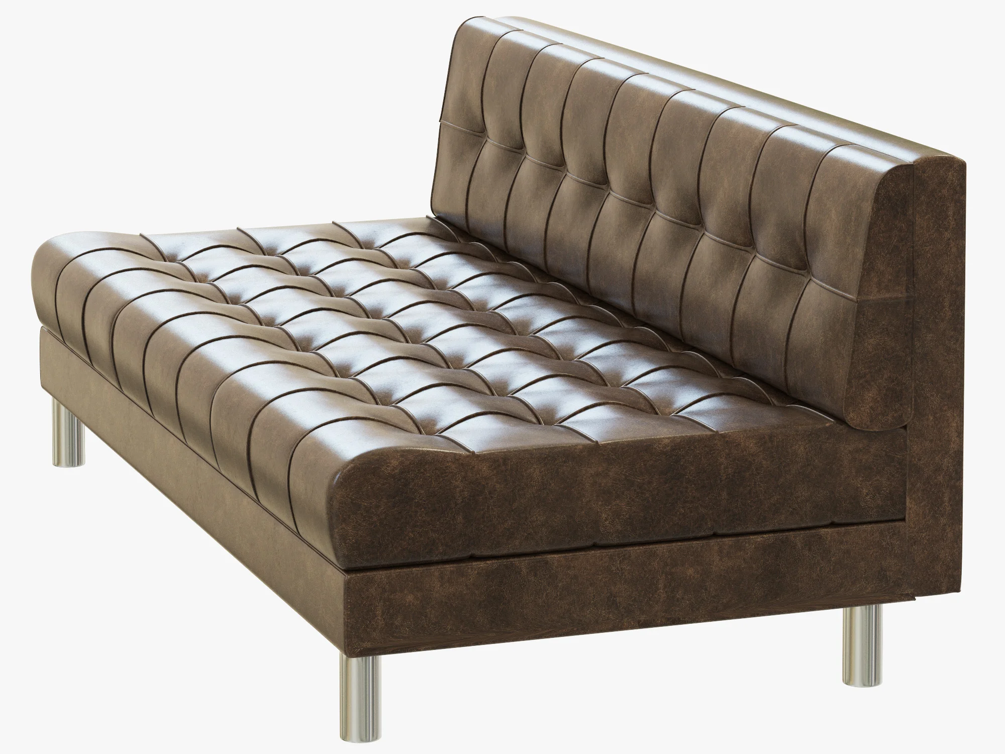 Bernhardt Dunhill Armless Loveseat — 3D model preview 6