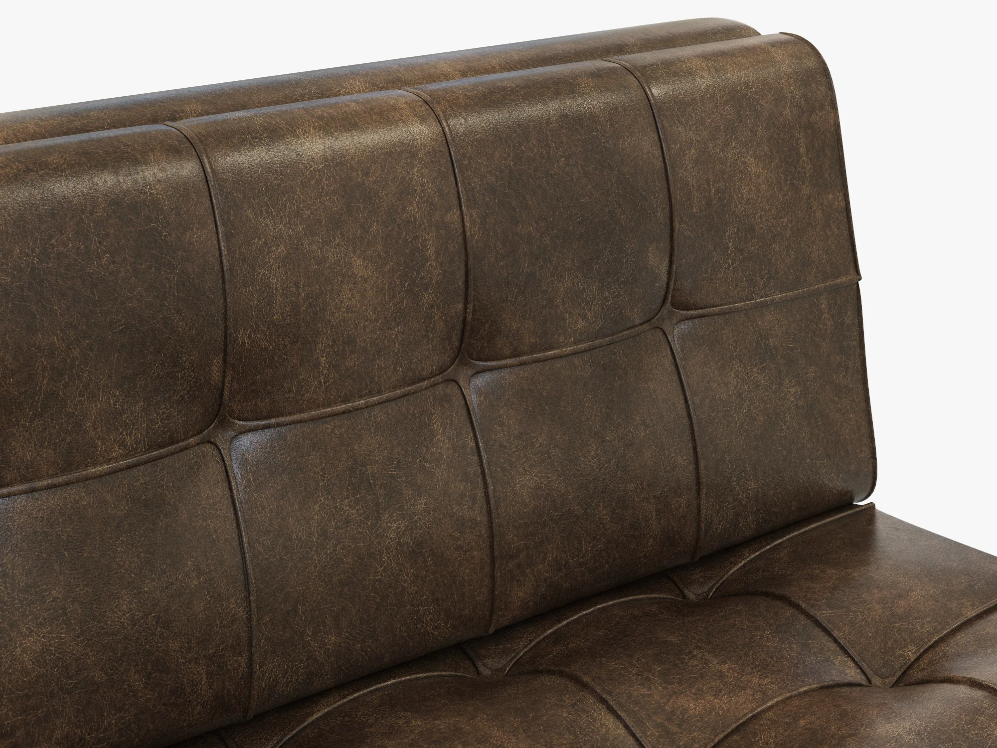 Bernhardt Dunhill Armless Loveseat — 3D model preview 11