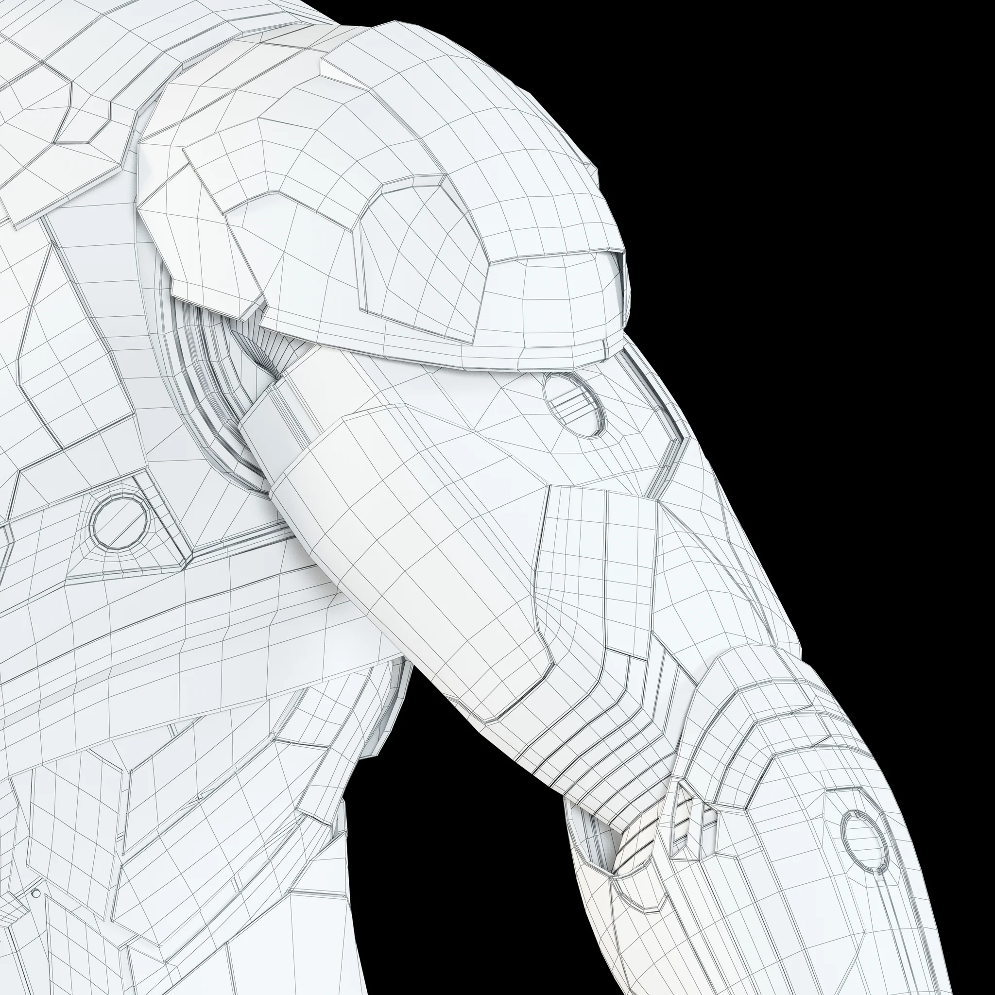 Iron Man Mark 46 — 3D model preview 8