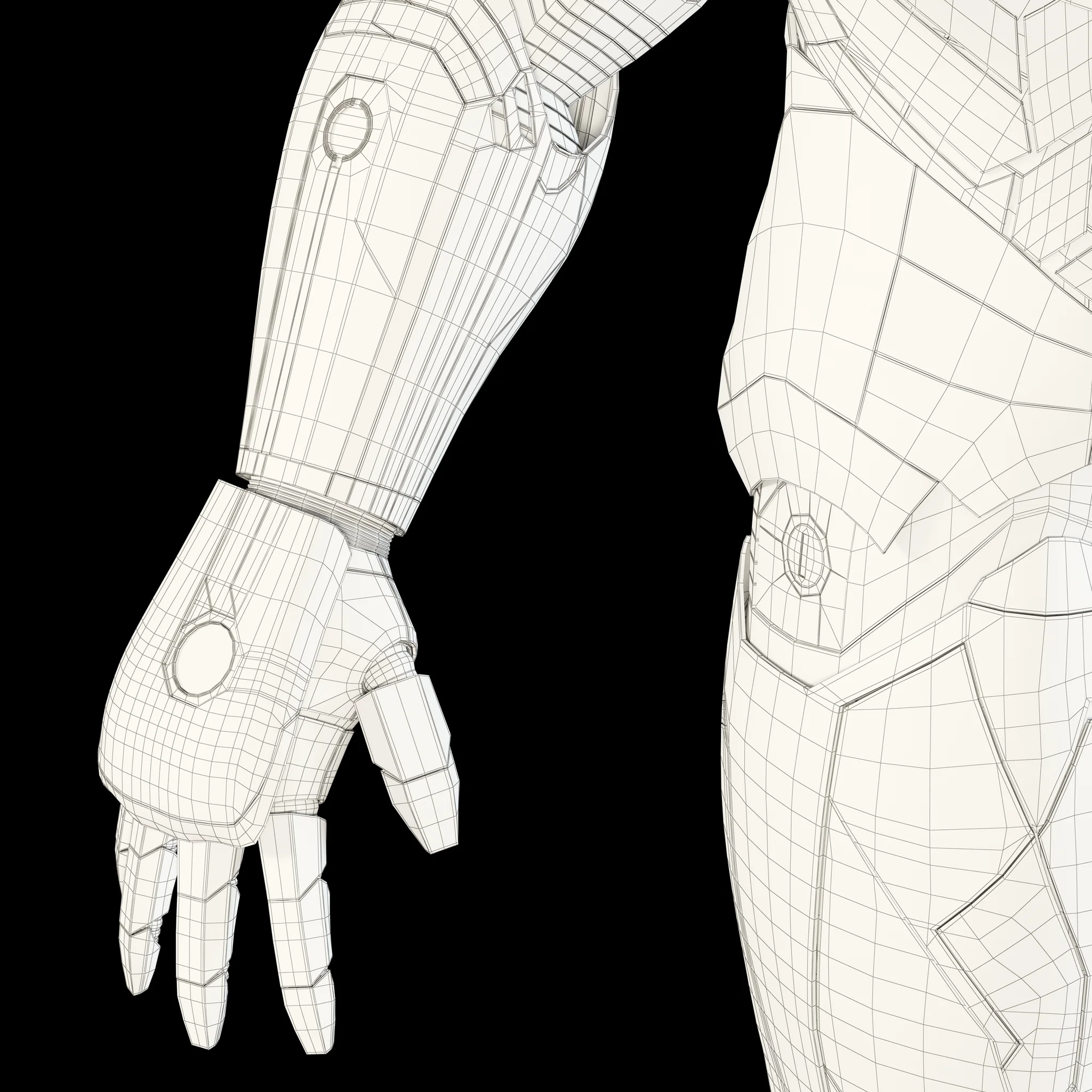 Iron Man Mark 46 — 3D model preview 12