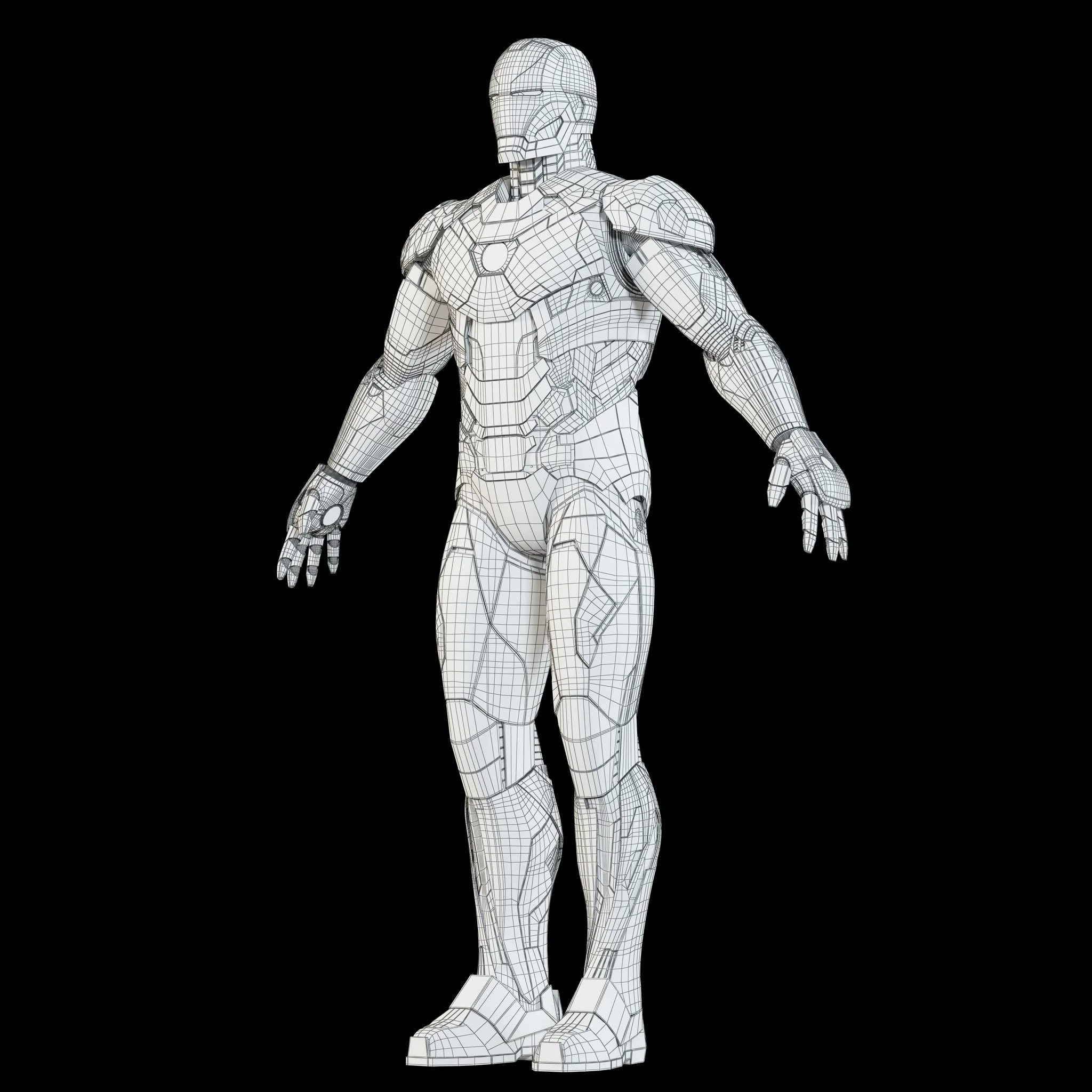 Iron Man Mark 46 — 3D model preview 17