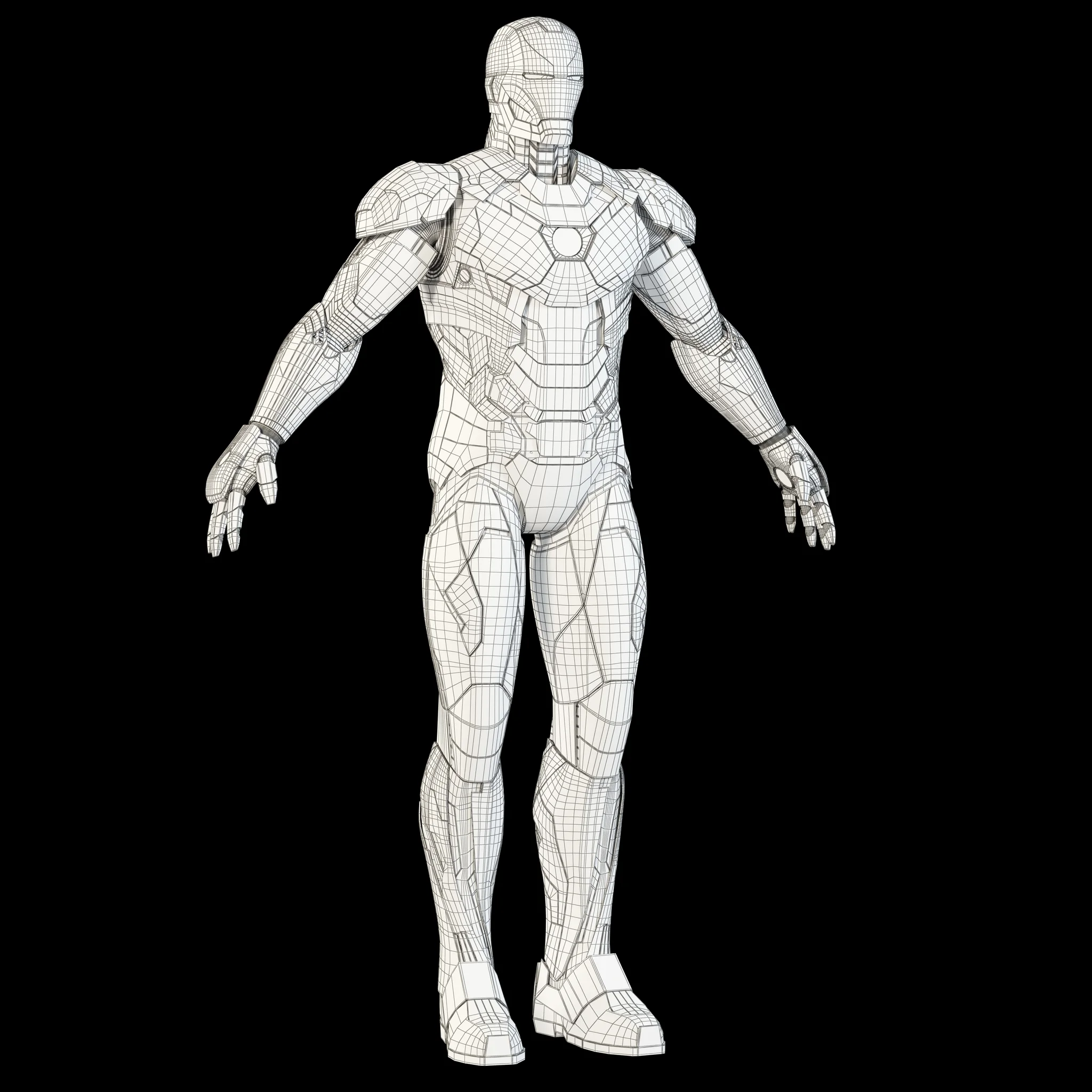 Iron Man Mark 46 — 3D model preview 21