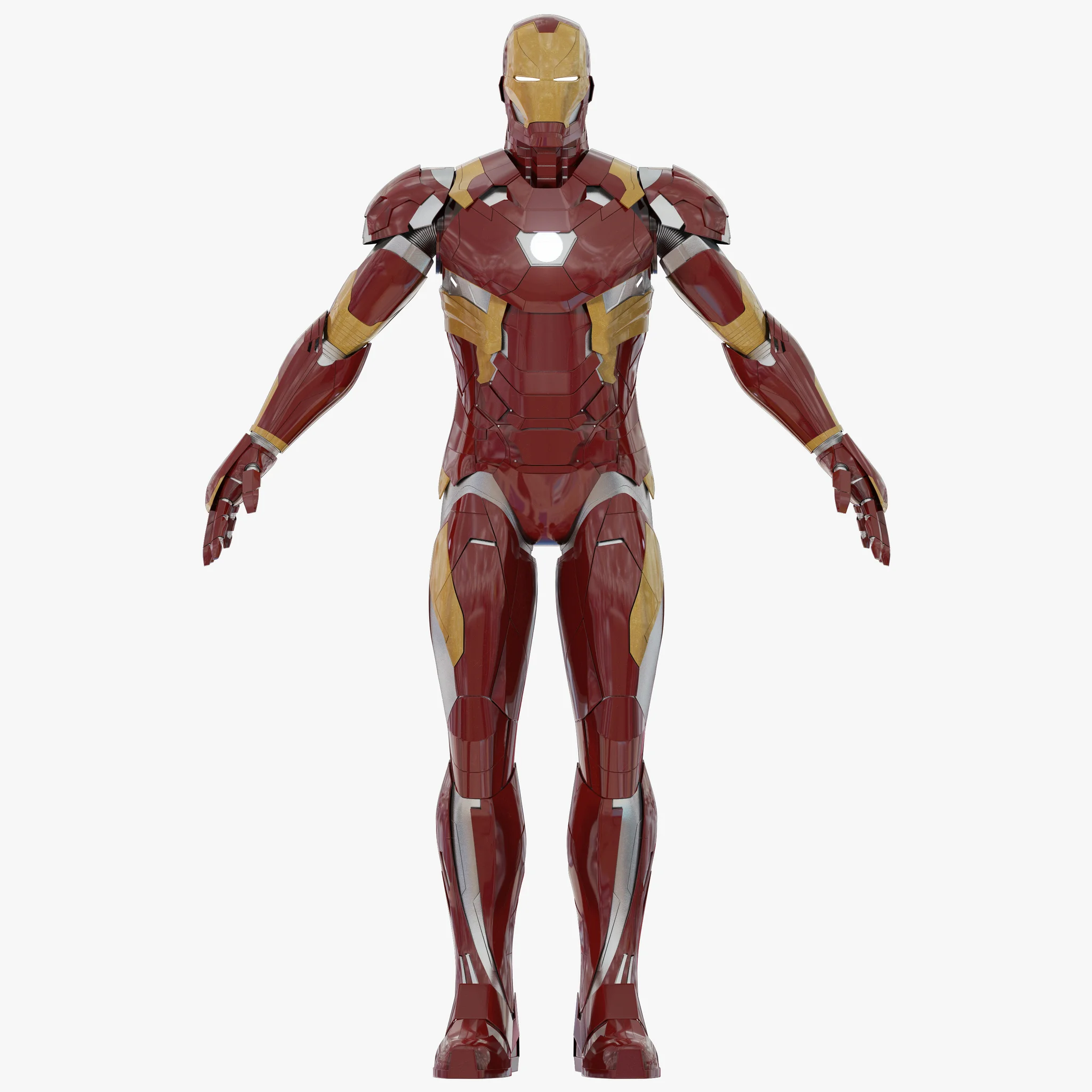 Iron Man Mark 46 — 3D model preview 32