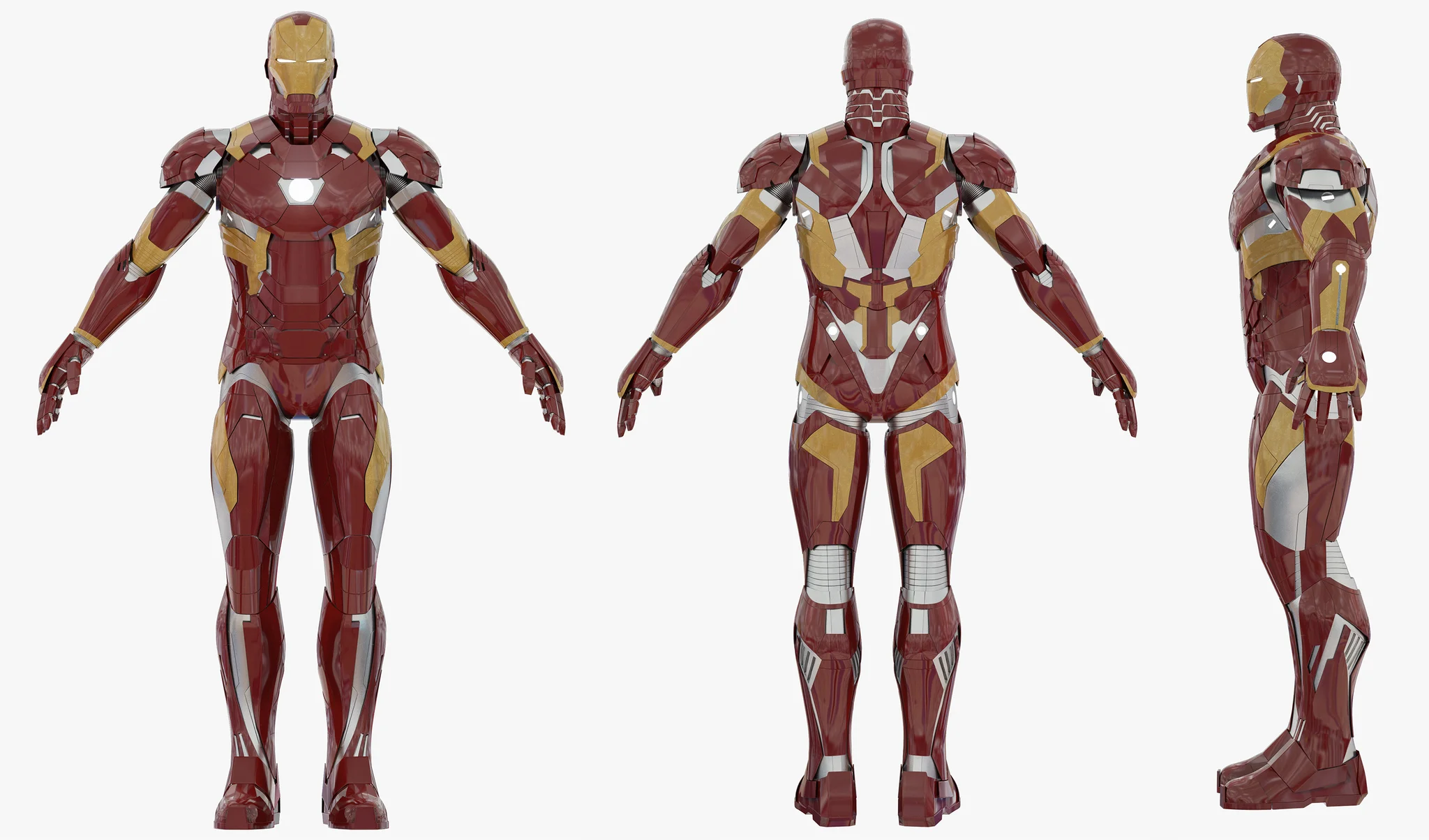 Iron Man Mark 46 — 3D model preview 33