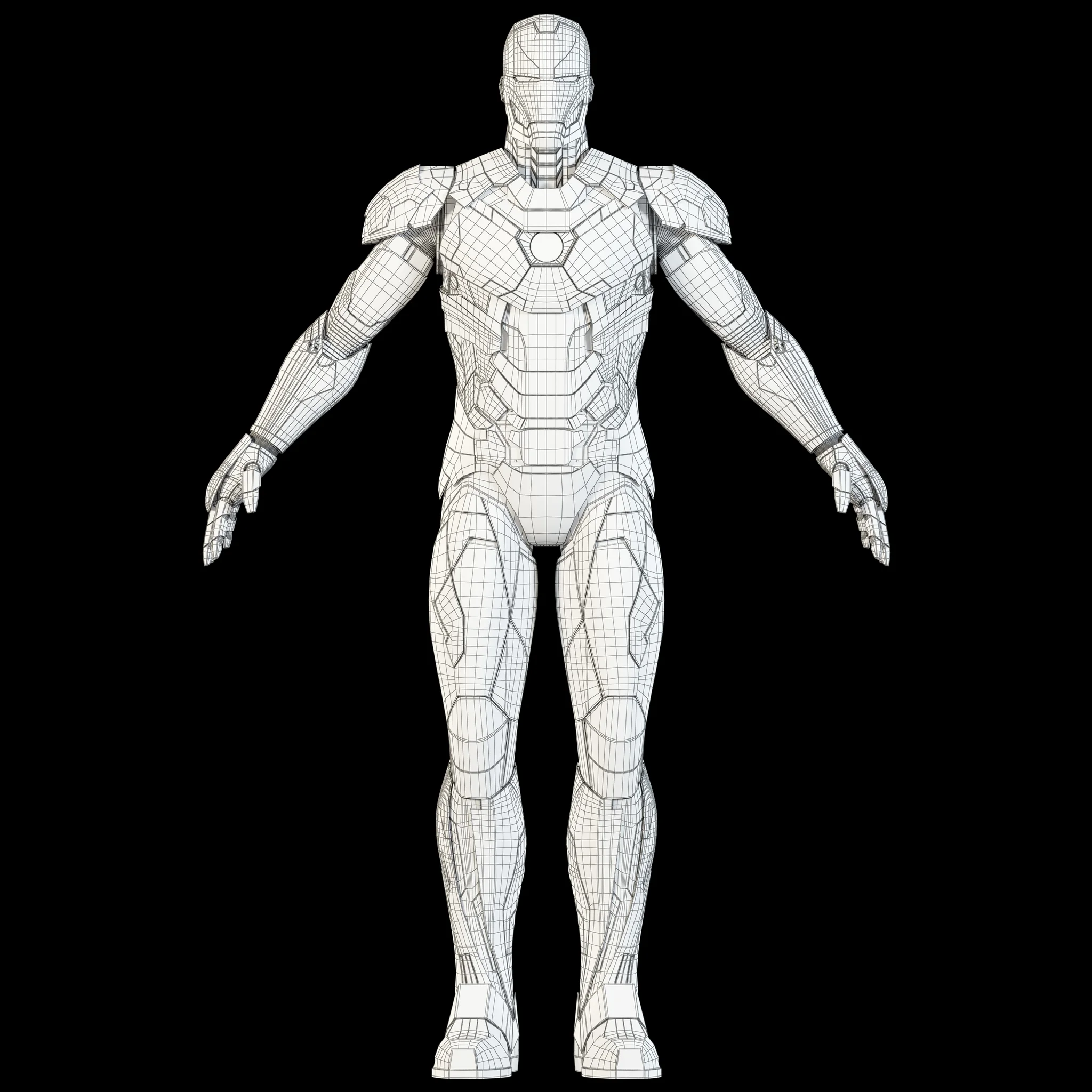Iron Man Mark 46 — 3D model preview 34