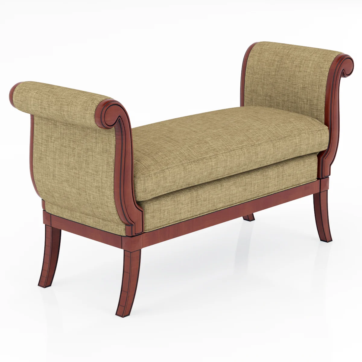 Baker Milling Road EMPIRE BENCH — 3D model preview 2