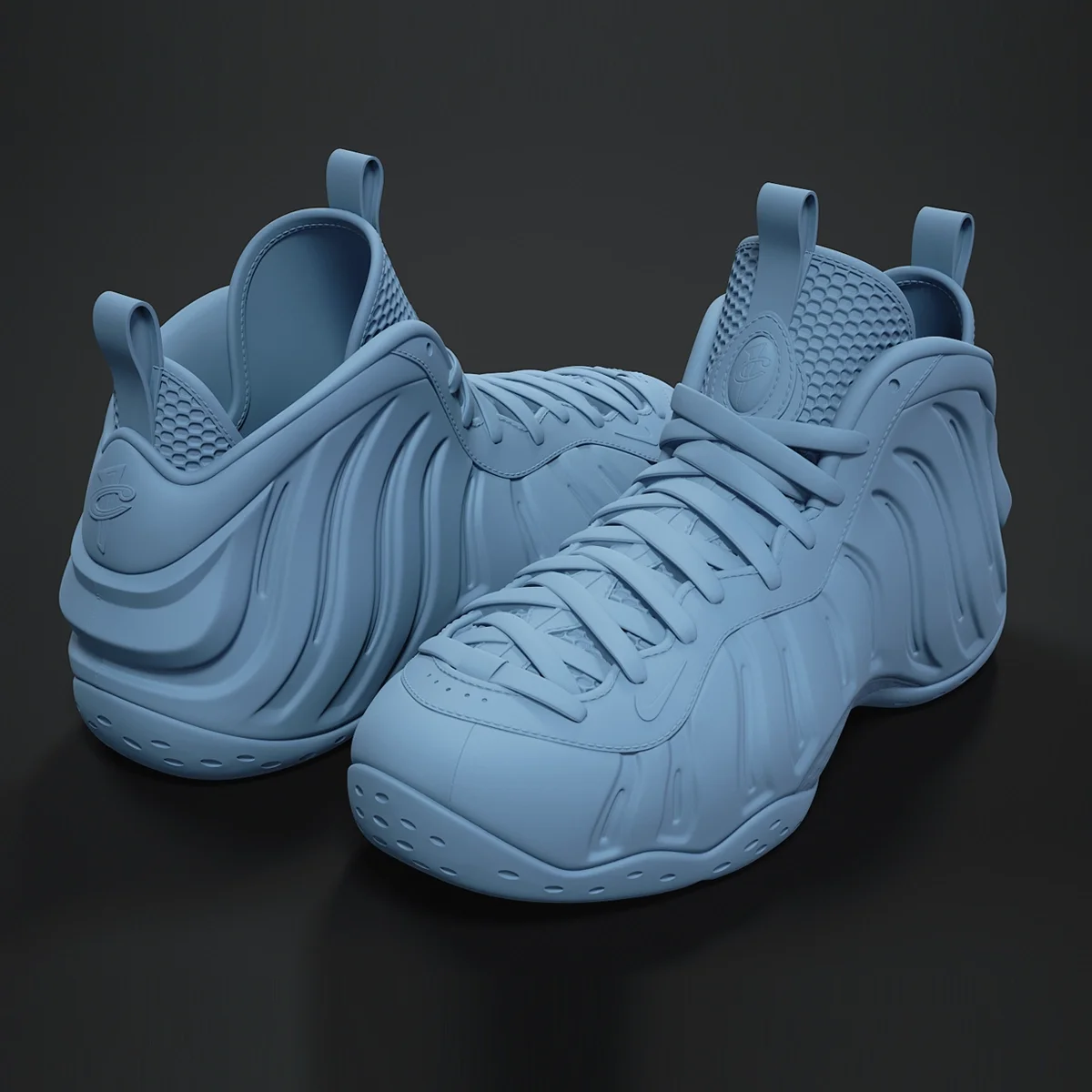 Nike Air Foamposite-1 (3d print Model)