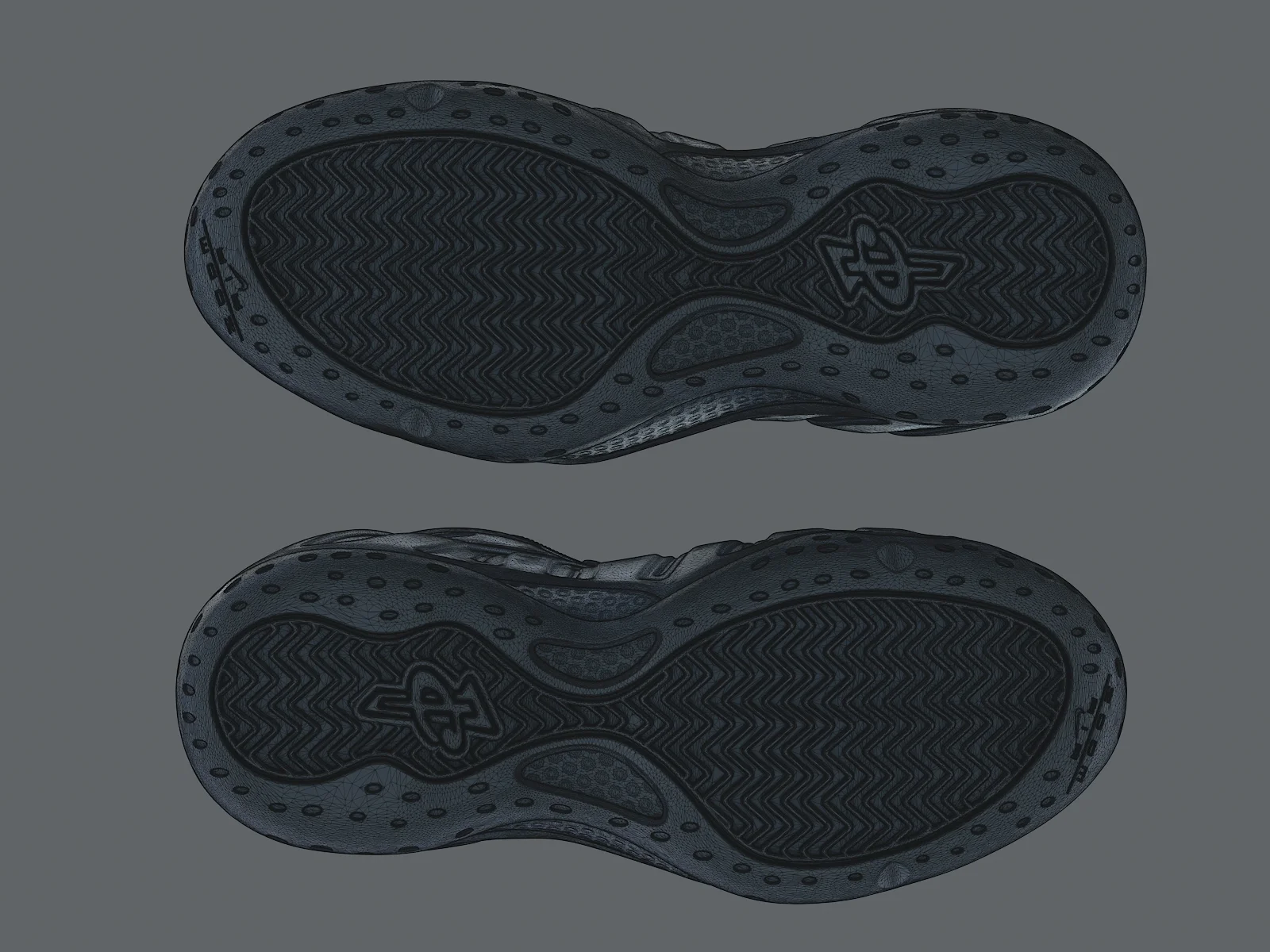 Nike Air Foamposite-1 (3d print Model), 3D model preview 10
