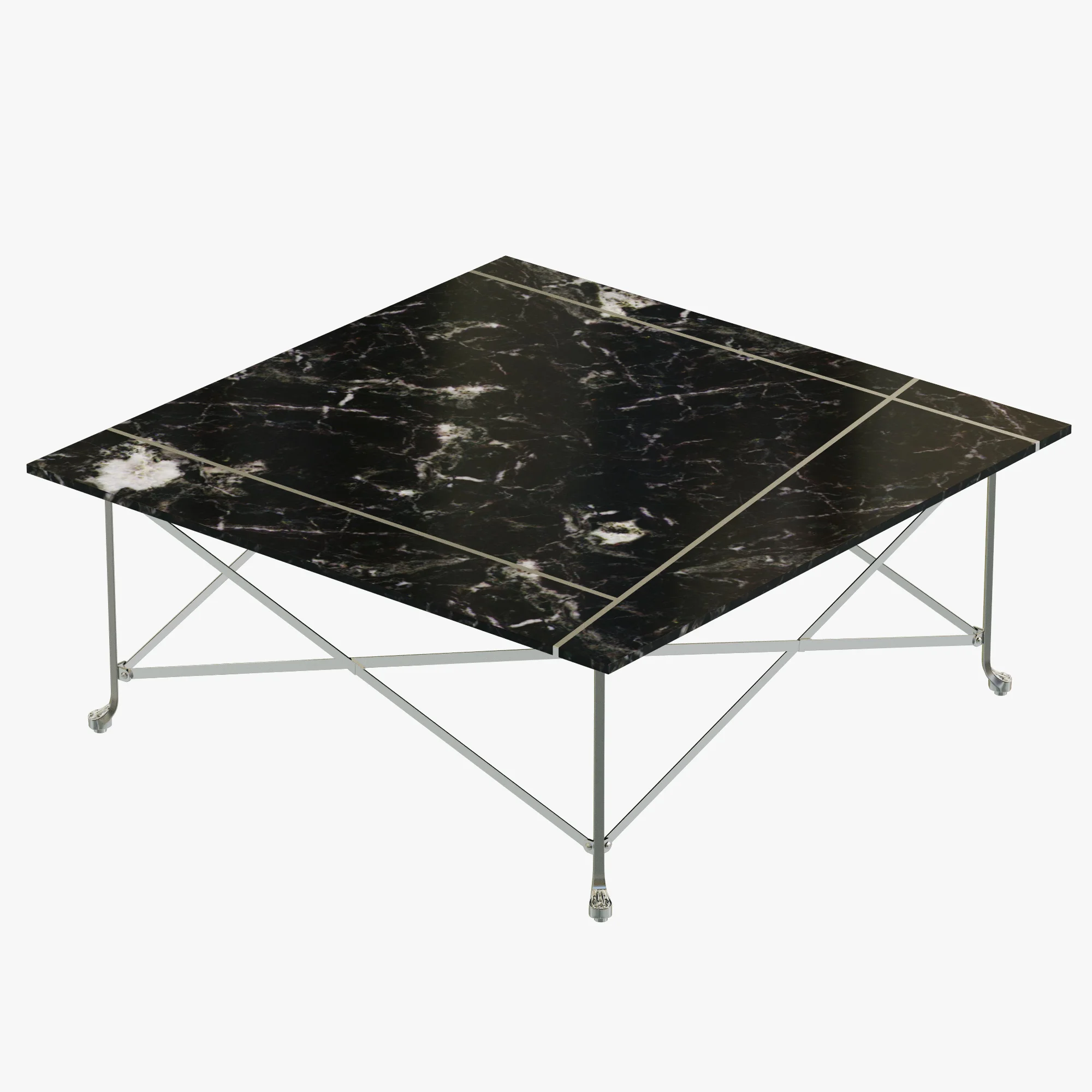RALPH LAUREN REGENCY GUERIDON COCKTAIL TABLE — 3D model preview 1