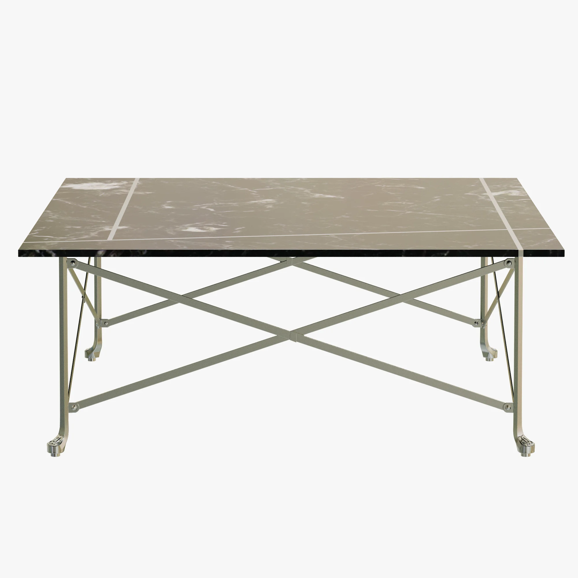 RALPH LAUREN REGENCY GUERIDON COCKTAIL TABLE — 3D model preview 3