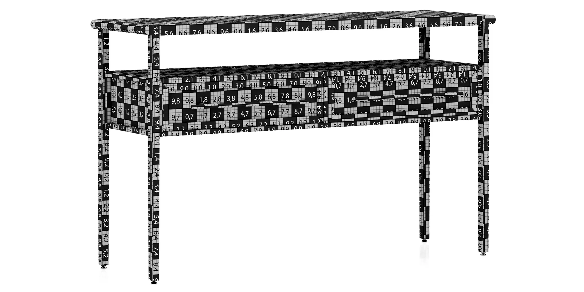 Dantone Home Contempo Console — 3D model preview 11