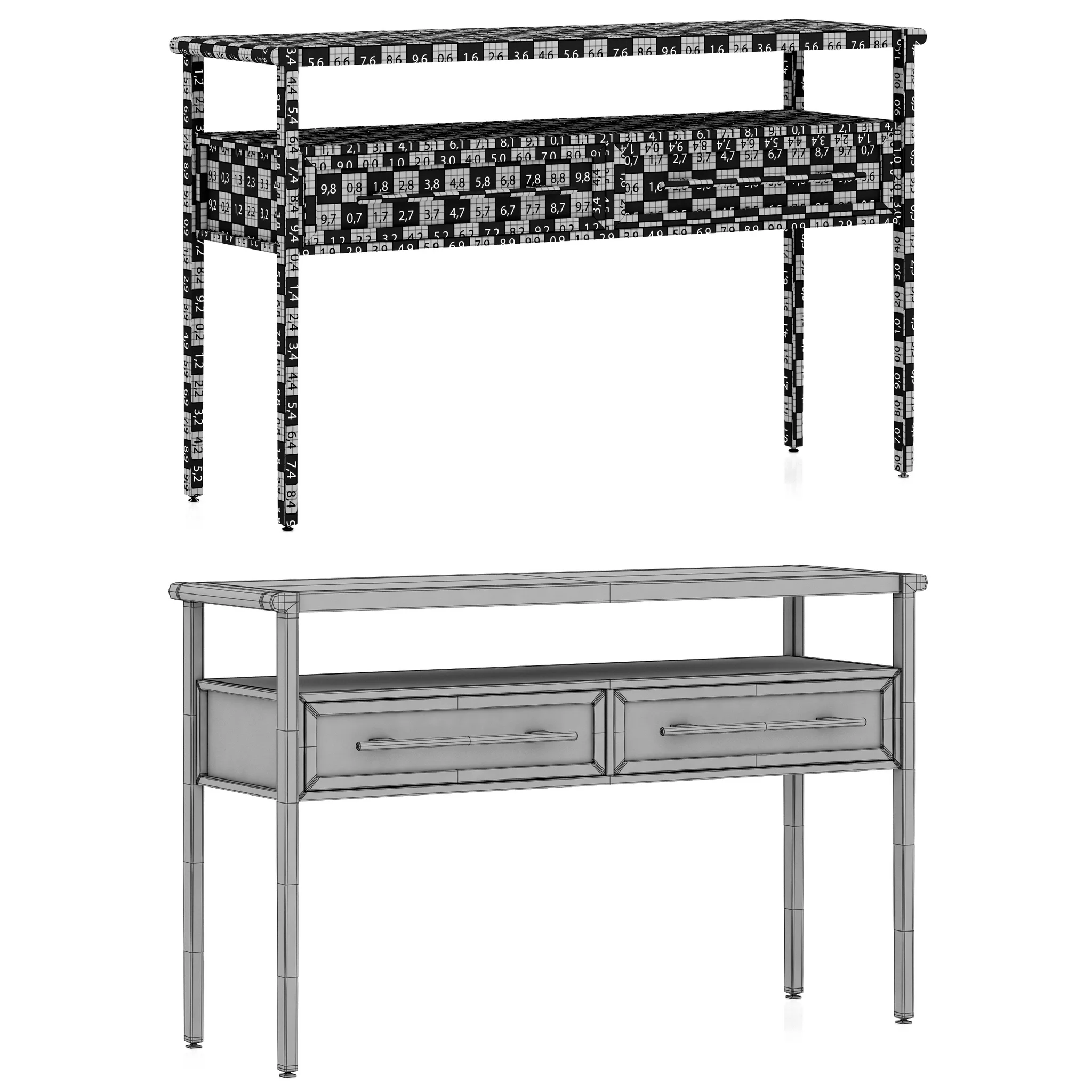 Dantone Home Contempo Console — 3D model preview 12