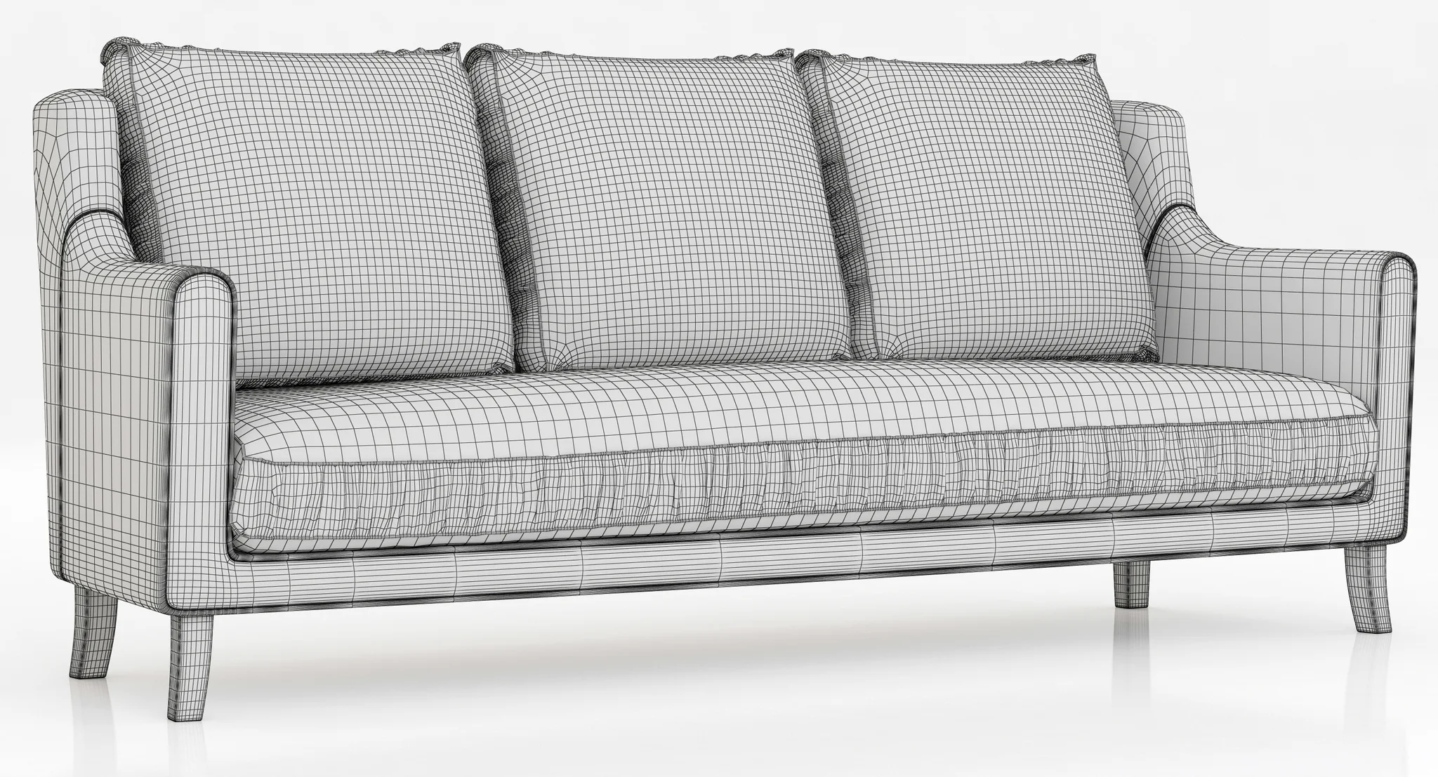 Brabbu COMO SOFA — 3D model preview 2