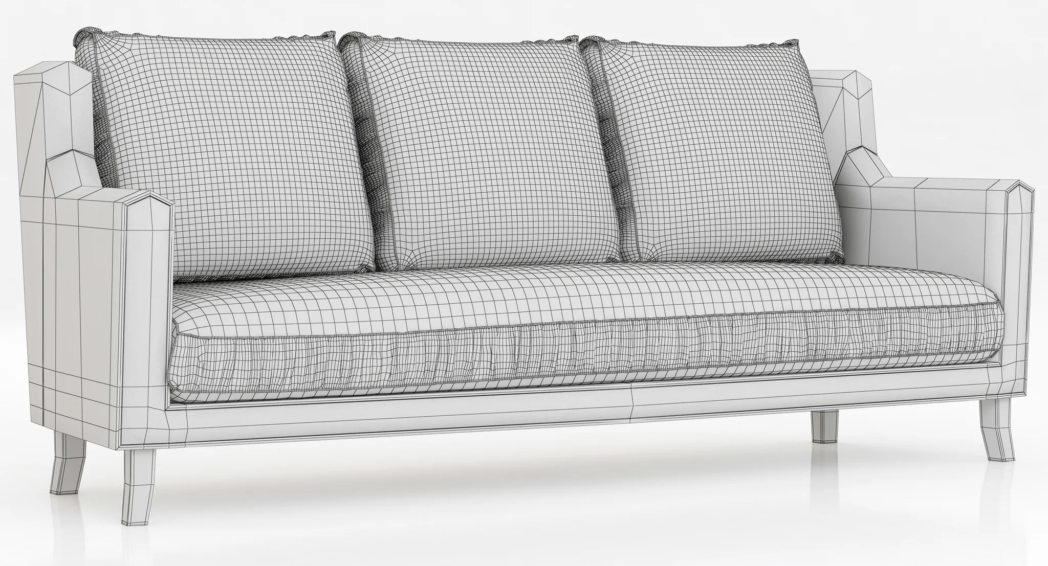 Brabbu COMO SOFA — 3D model preview 3