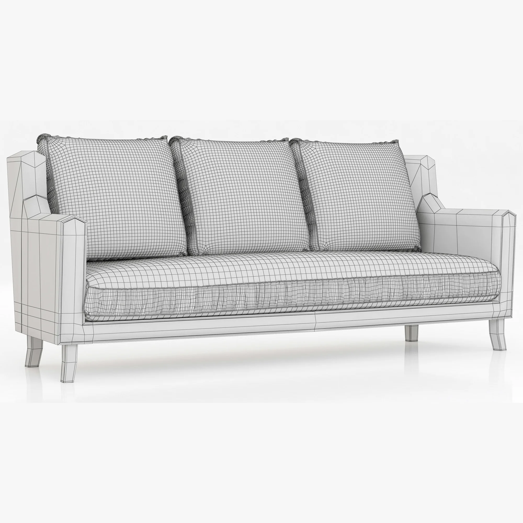 Brabbu COMO SOFA — 3D model preview 4