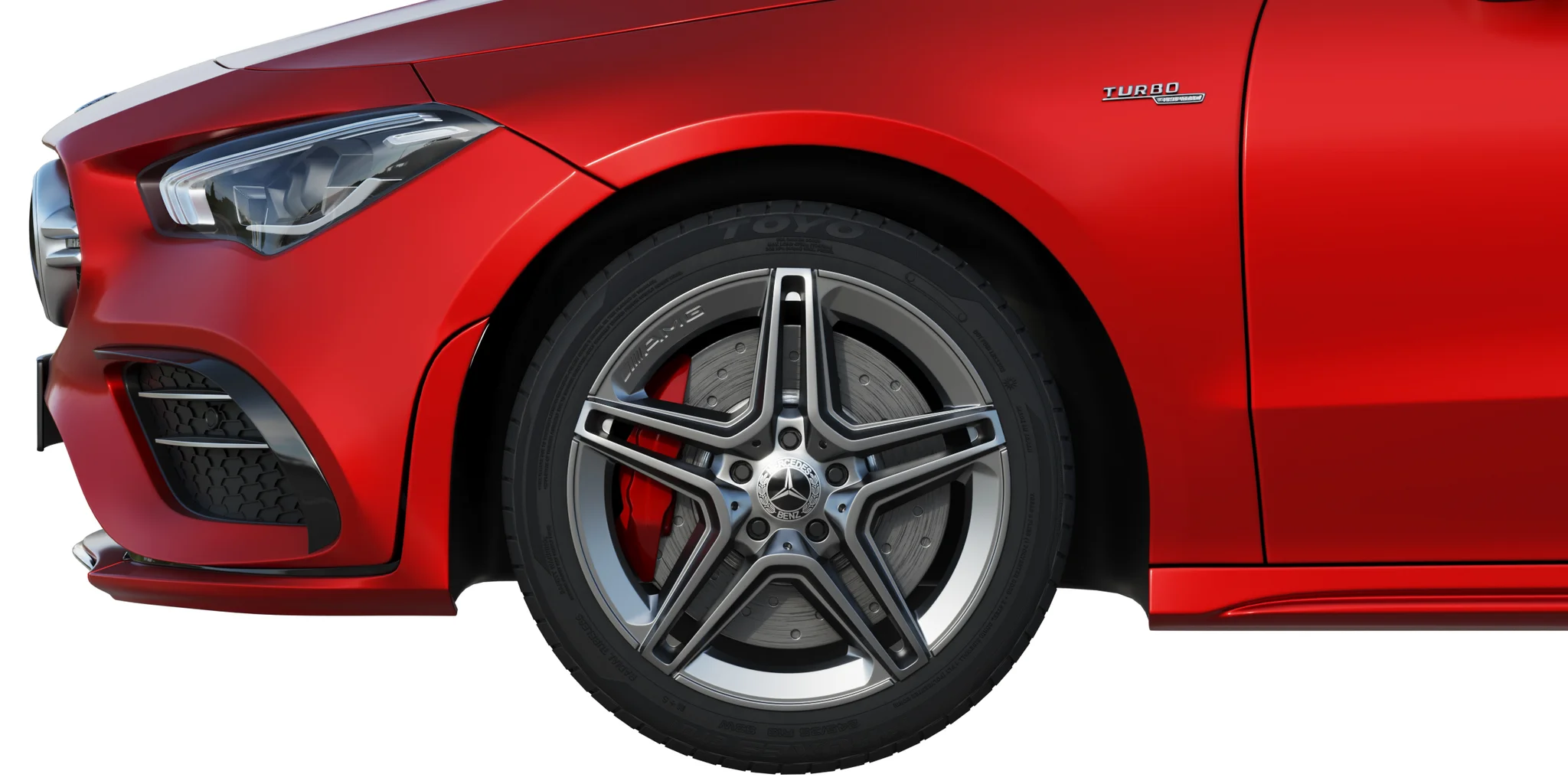 Mercedes Benz CLA35 AMG, 3D model preview 1