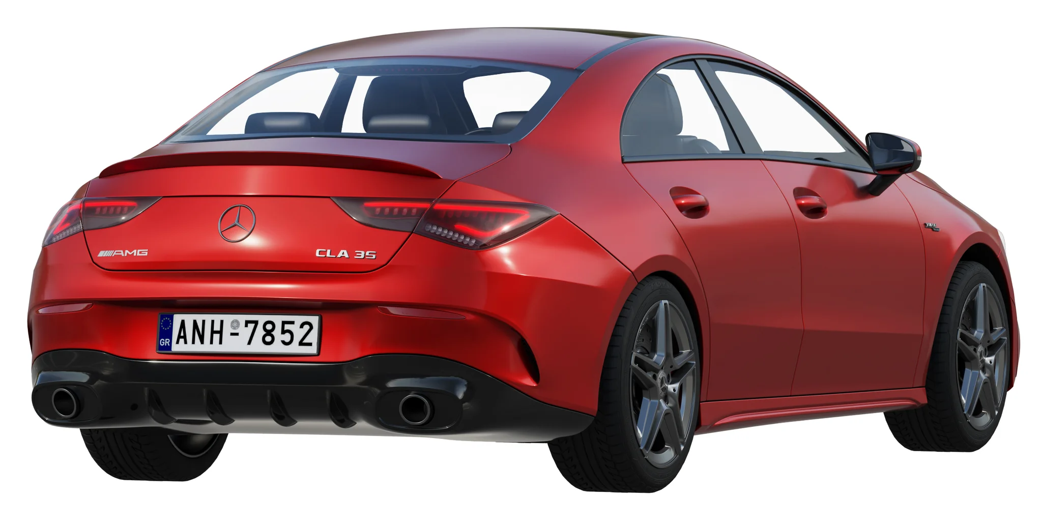 Mercedes Benz CLA35 AMG, 3D model preview 6