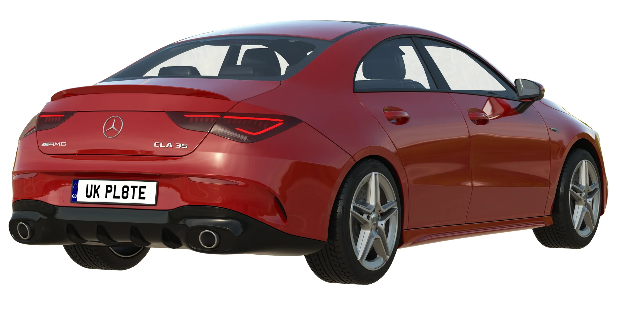 Mercedes Benz CLA35 AMG, 3D model preview 9