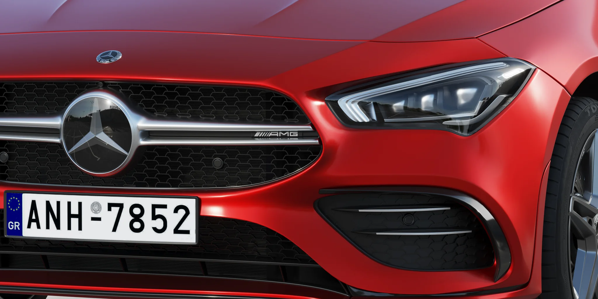Mercedes Benz CLA35 AMG, 3D model preview 25