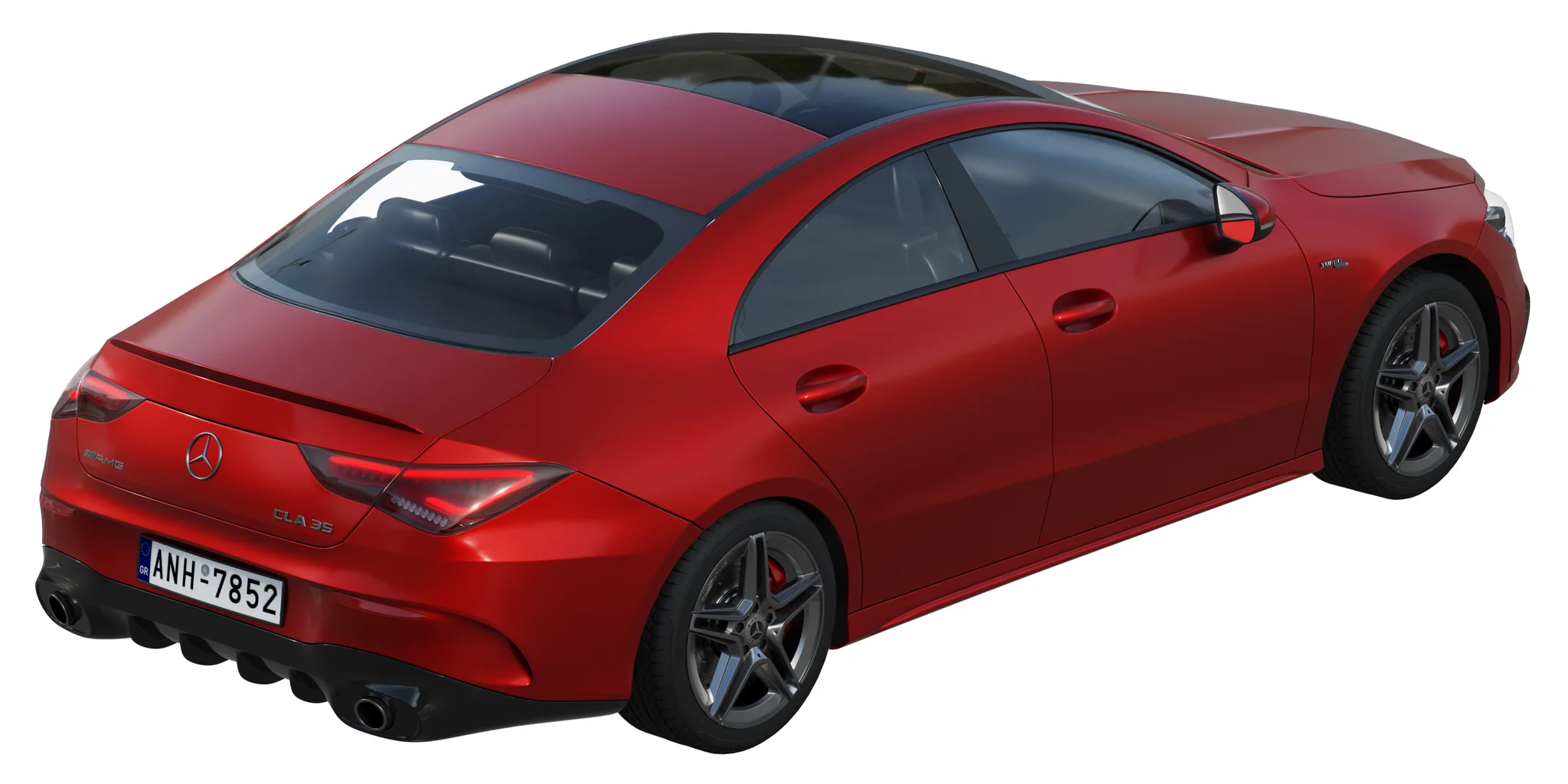 Mercedes Benz CLA35 AMG, 3D model preview 34