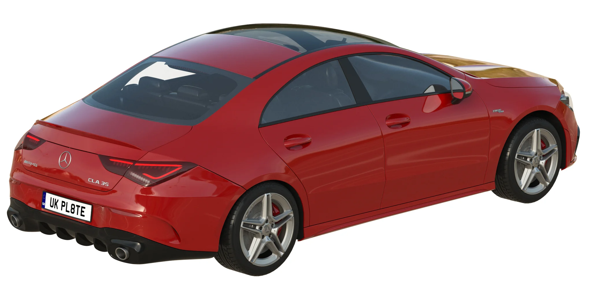 Mercedes Benz CLA35 AMG, 3D model preview 36