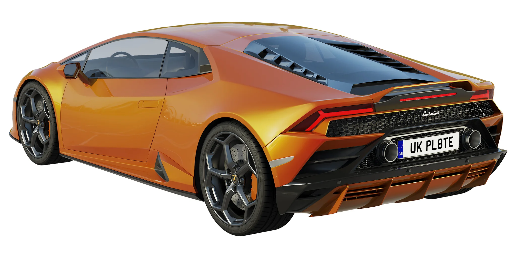 Lamborghini Huracan EVO, 3D model preview 14