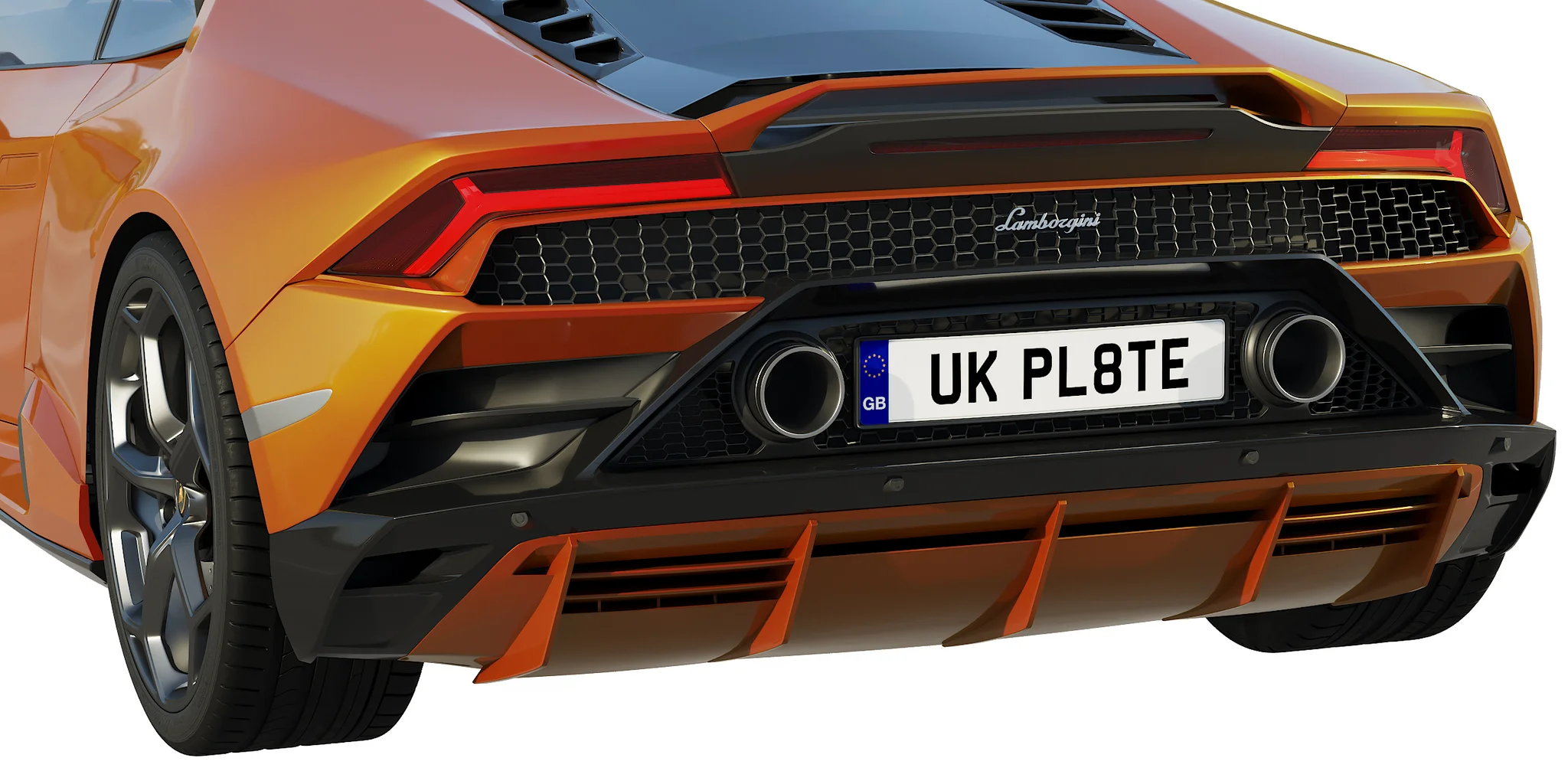 Lamborghini Huracan EVO, 3D model preview 16