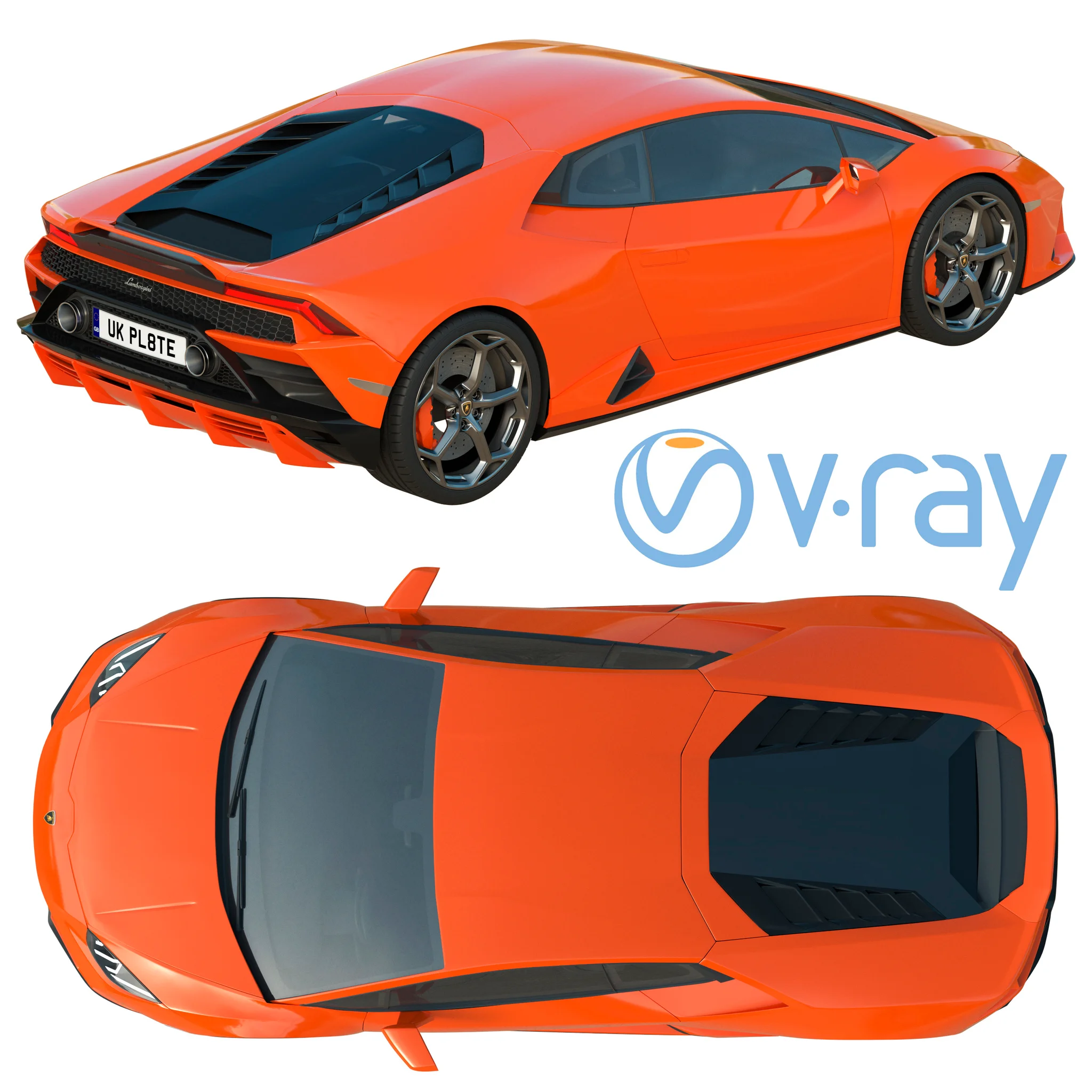 Lamborghini Huracan EVO, 3D model preview 39